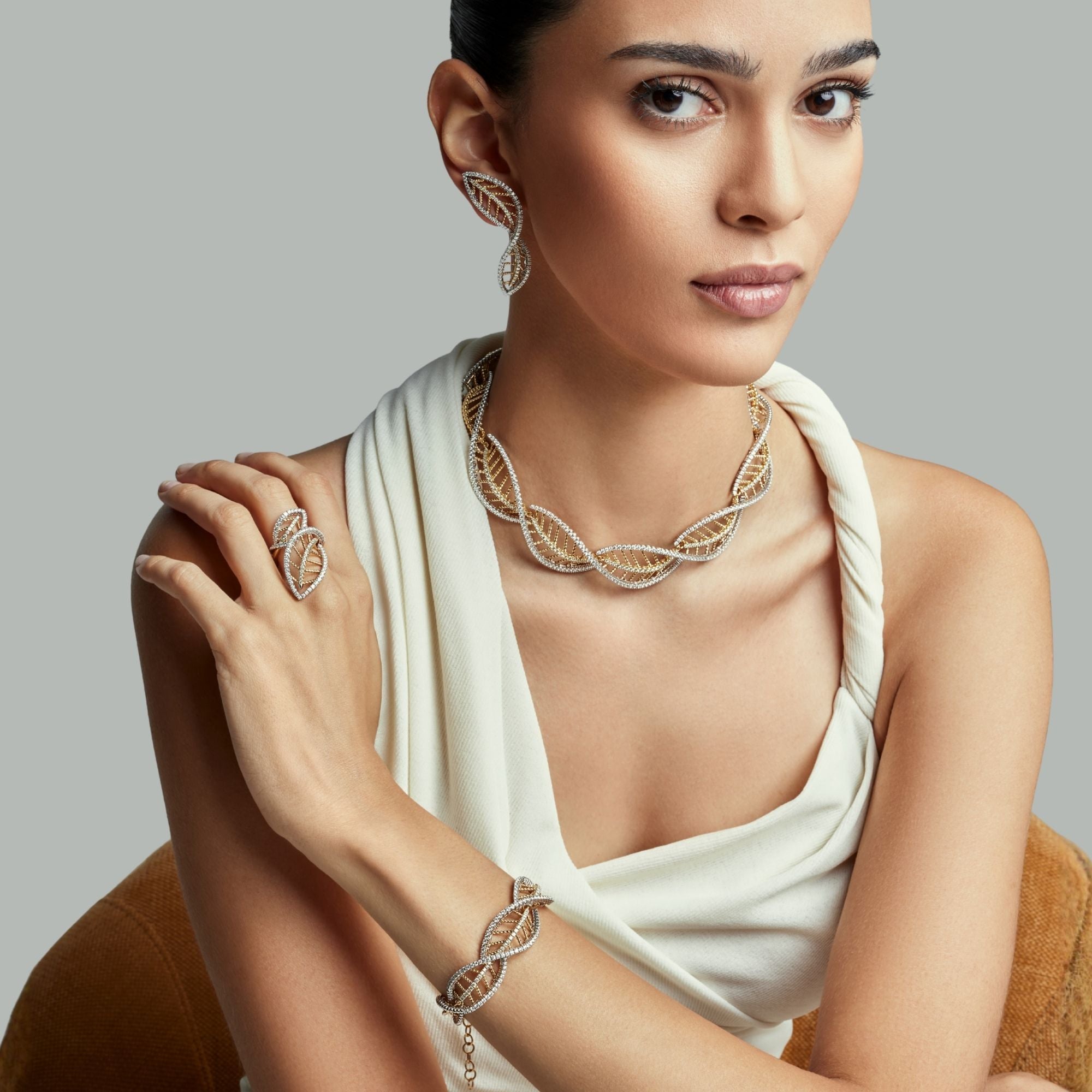 FILO WHITE AND YELLOW GOLD BRACELET