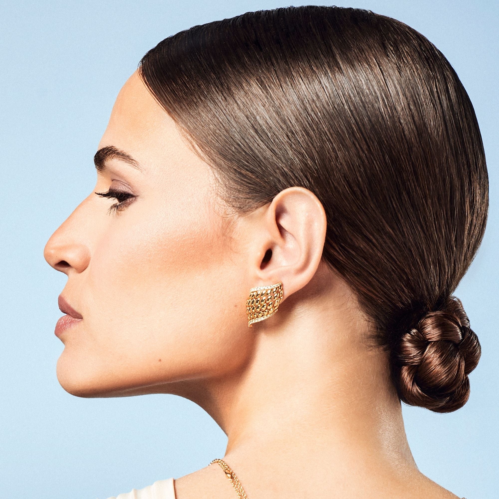 VENTO YELLOW GOLD EARRINGS
