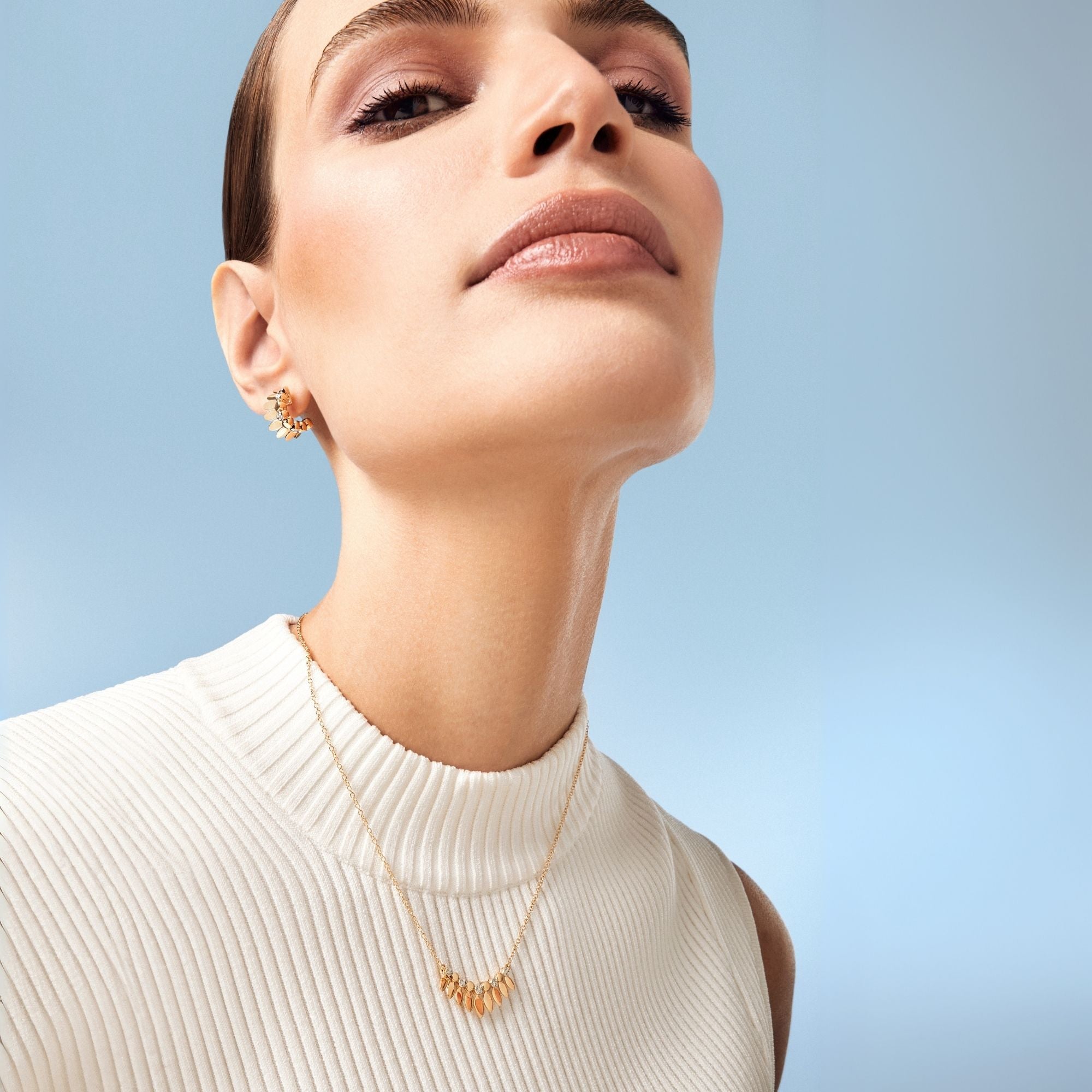 SPETTINATO MINI-ME YELLOW GOLD EARRINGS