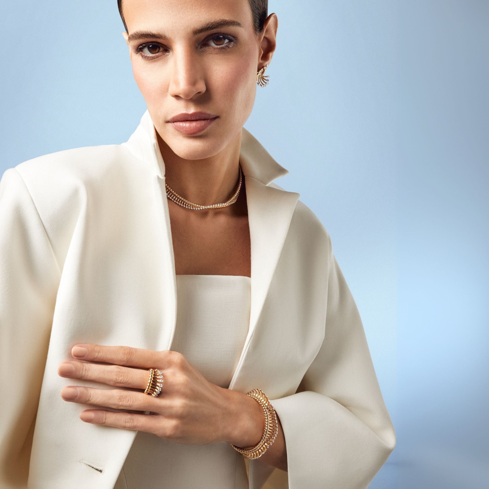 ARTIFICIO SMALL YELLOW GOLD RING