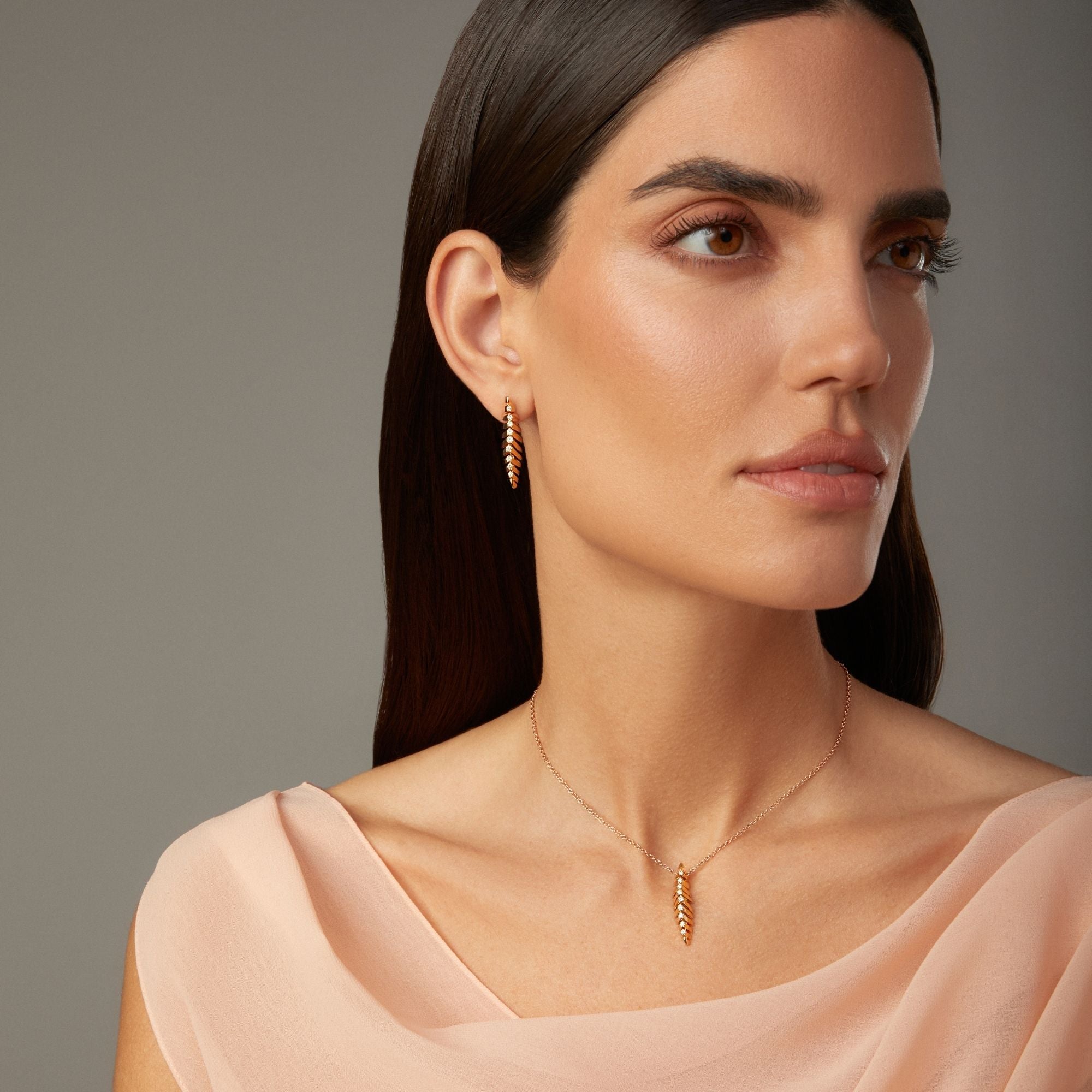 SOFFIO MINI-ME YELLOW GOLD EARRINGS
