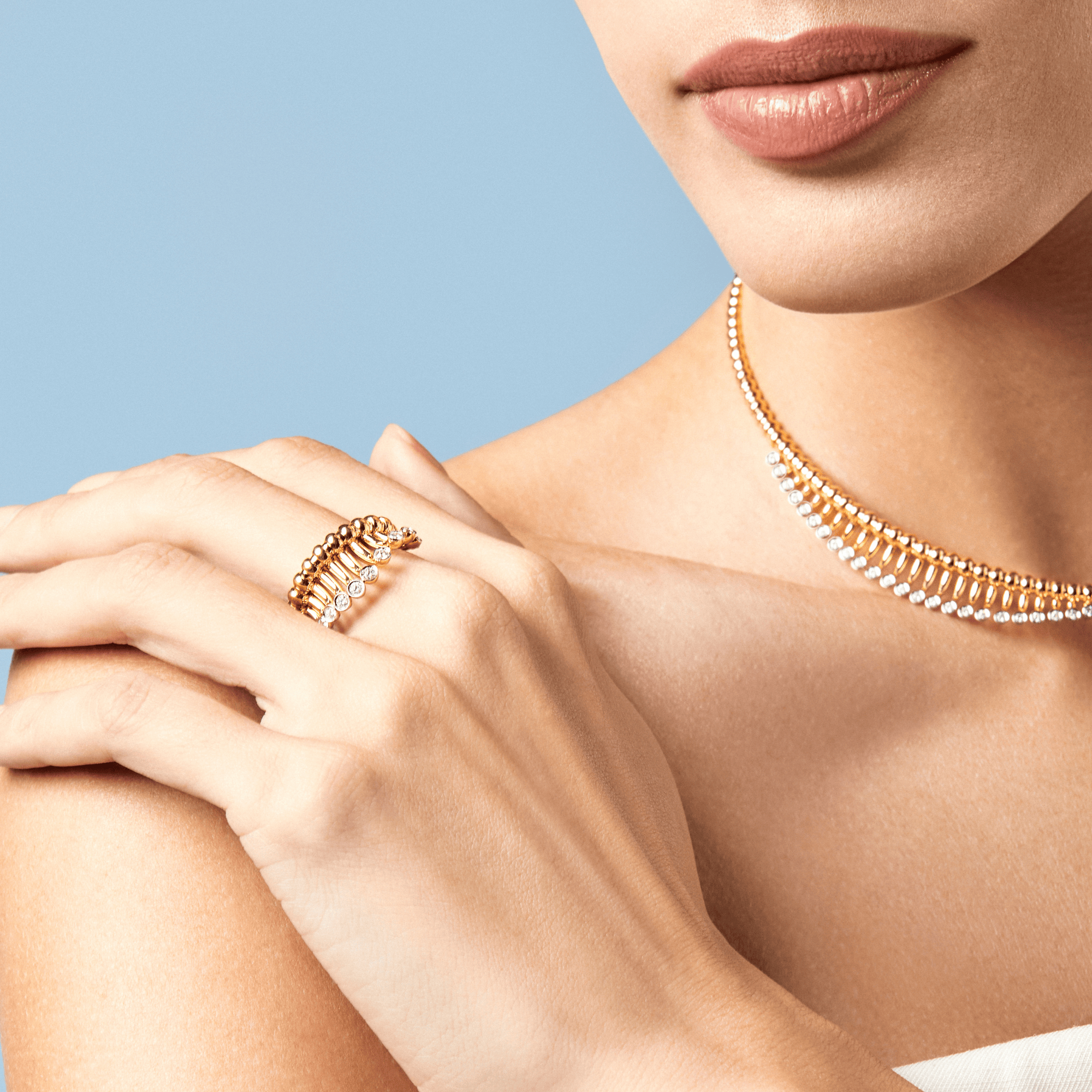 ARTIFICIO SMALL YELLOW GOLD RING
