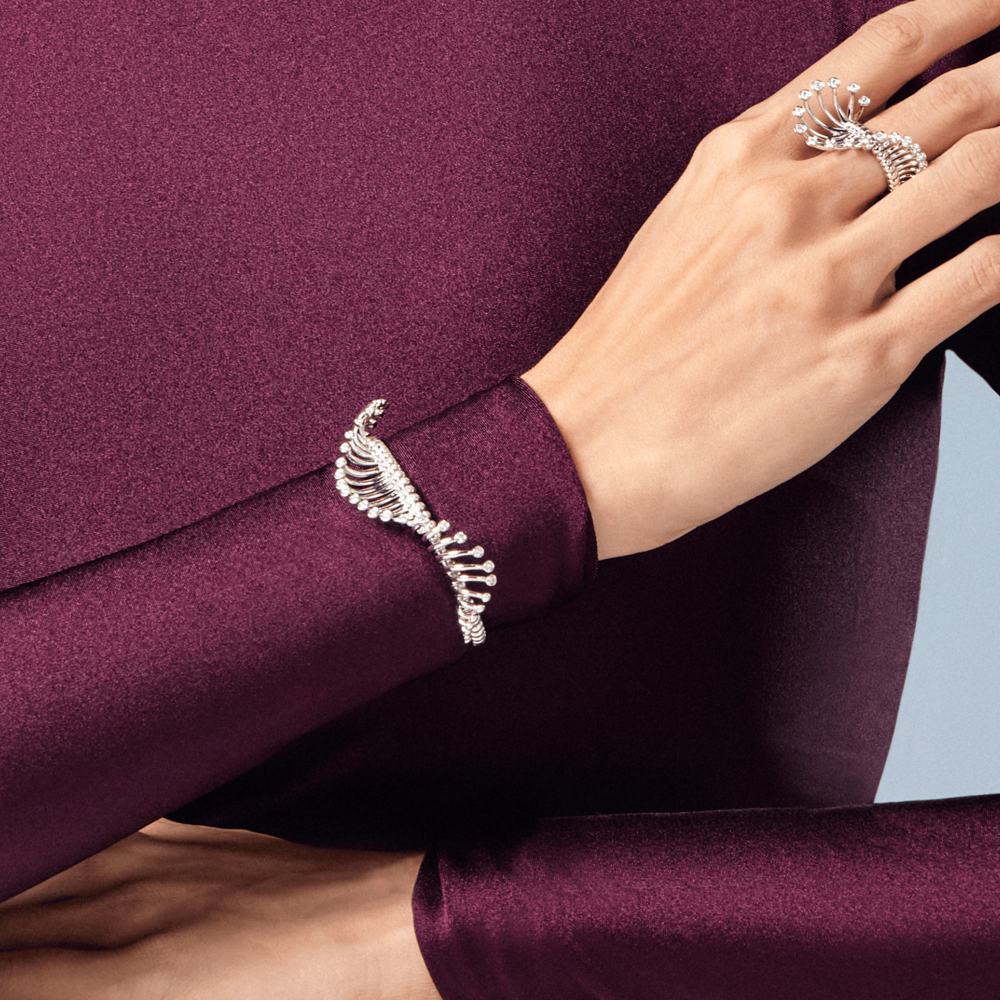 ARTIFICIO WHITE GOLD BRACELET