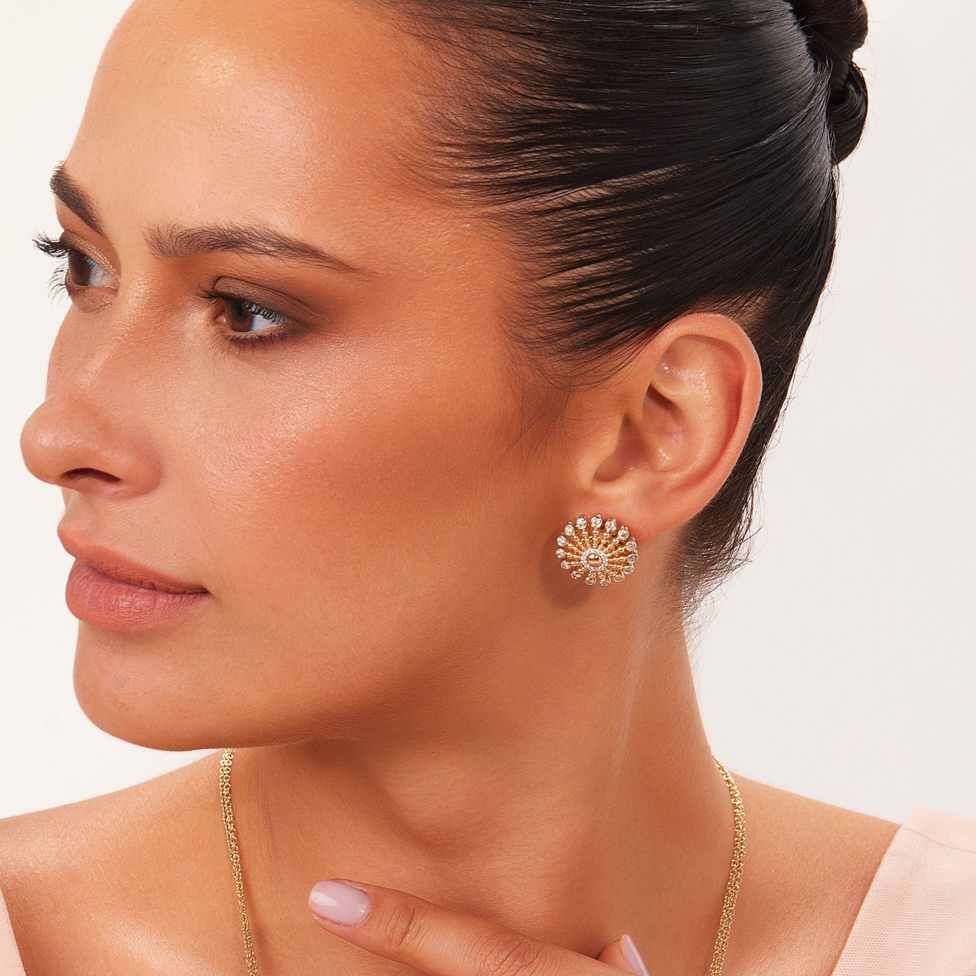 BUBBLES RAGGI ROUND DIAMONDS EARRINGS