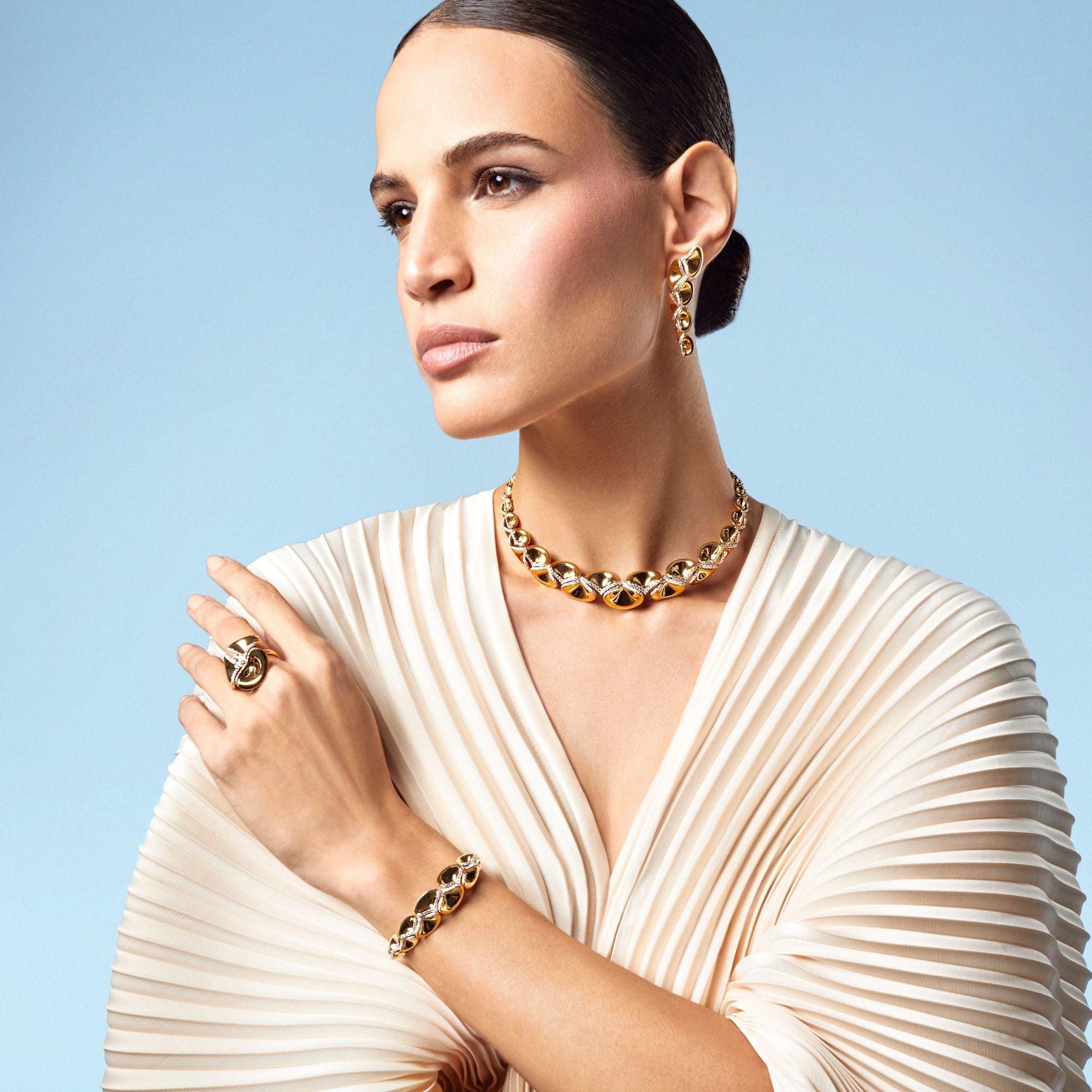 NINFEA YELLOW GOLD BRACELET