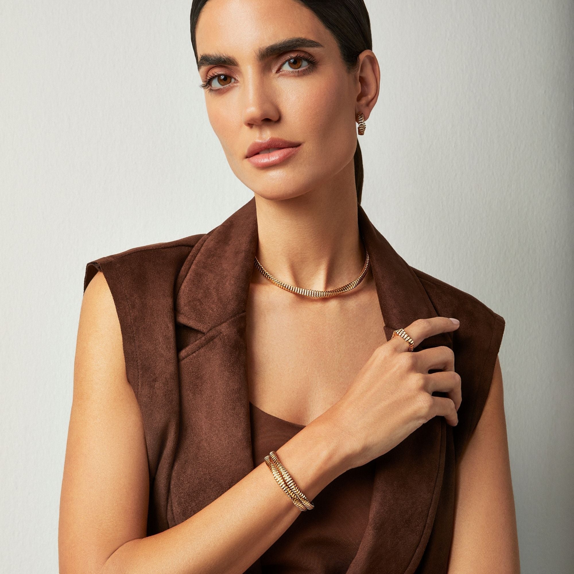 CRESCENDO MINI-ME YELLOW GOLD BRACELET