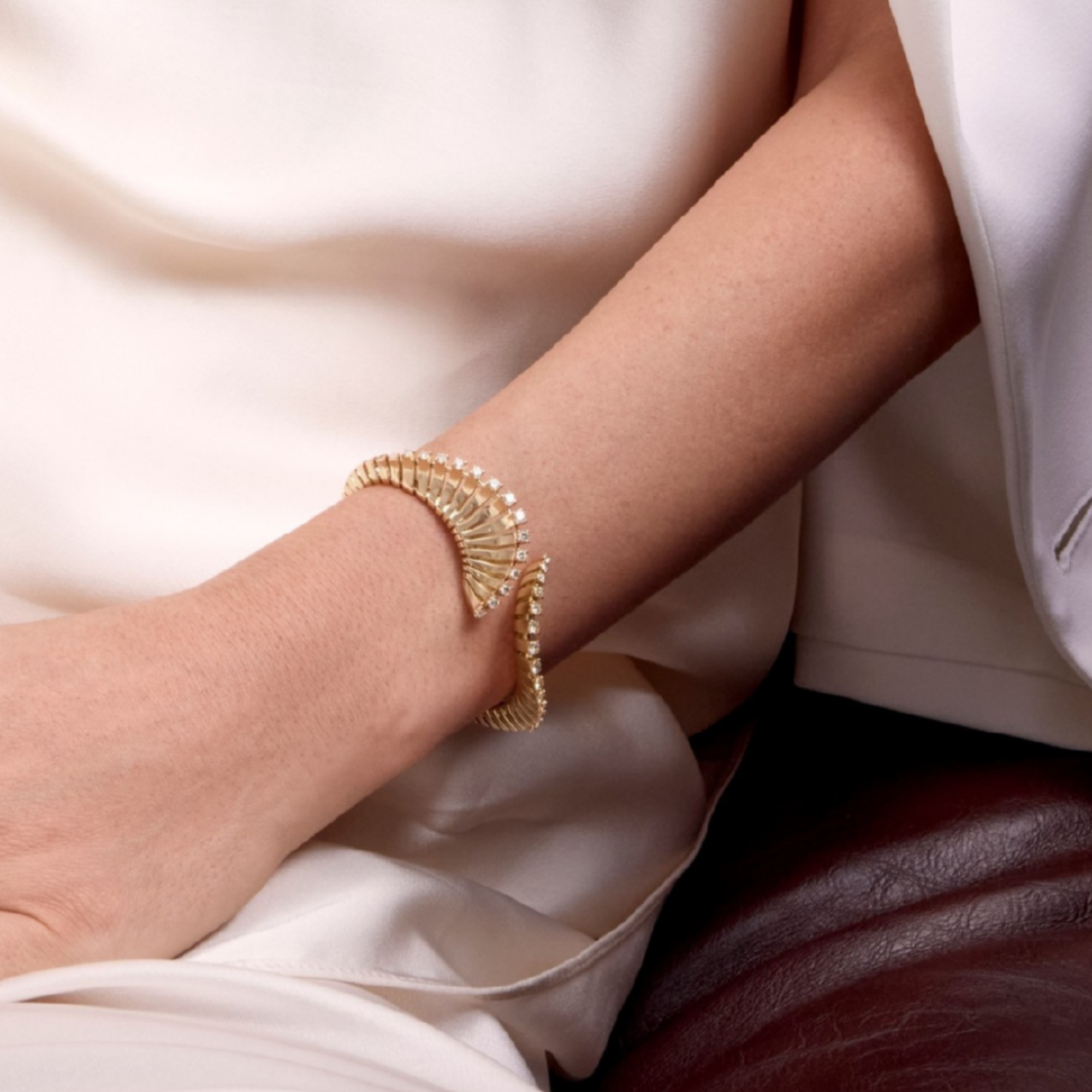 VITO YELLOW GOLD CONTRARIE BRACELET