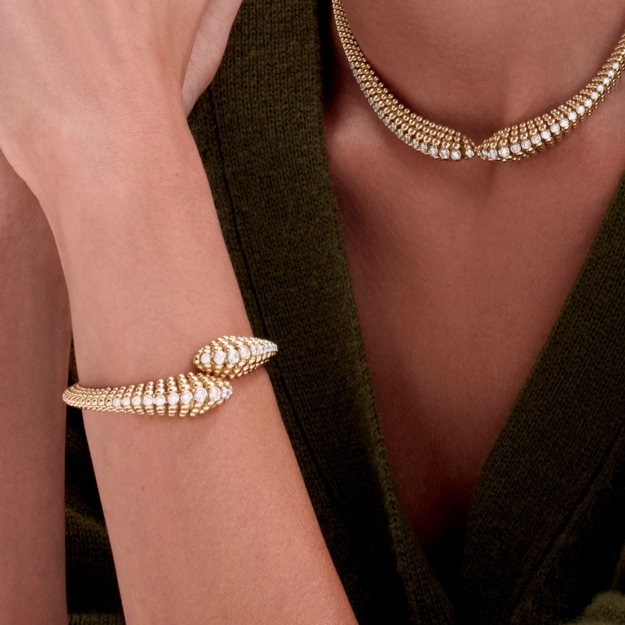 BUBBLES CONTRARIÉ YELLOW GOLD BRACELET