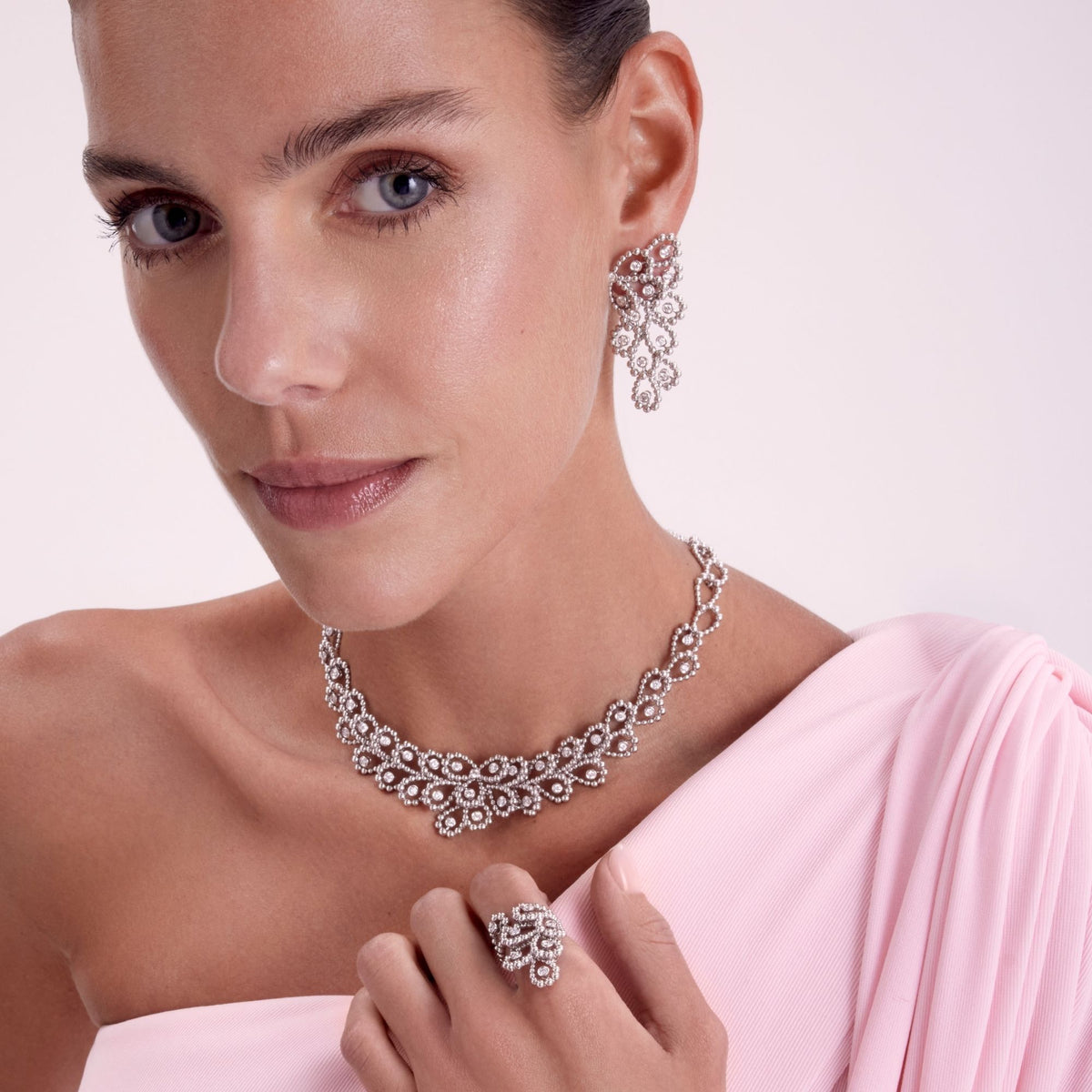 Chiacchierino White Gold Necklace