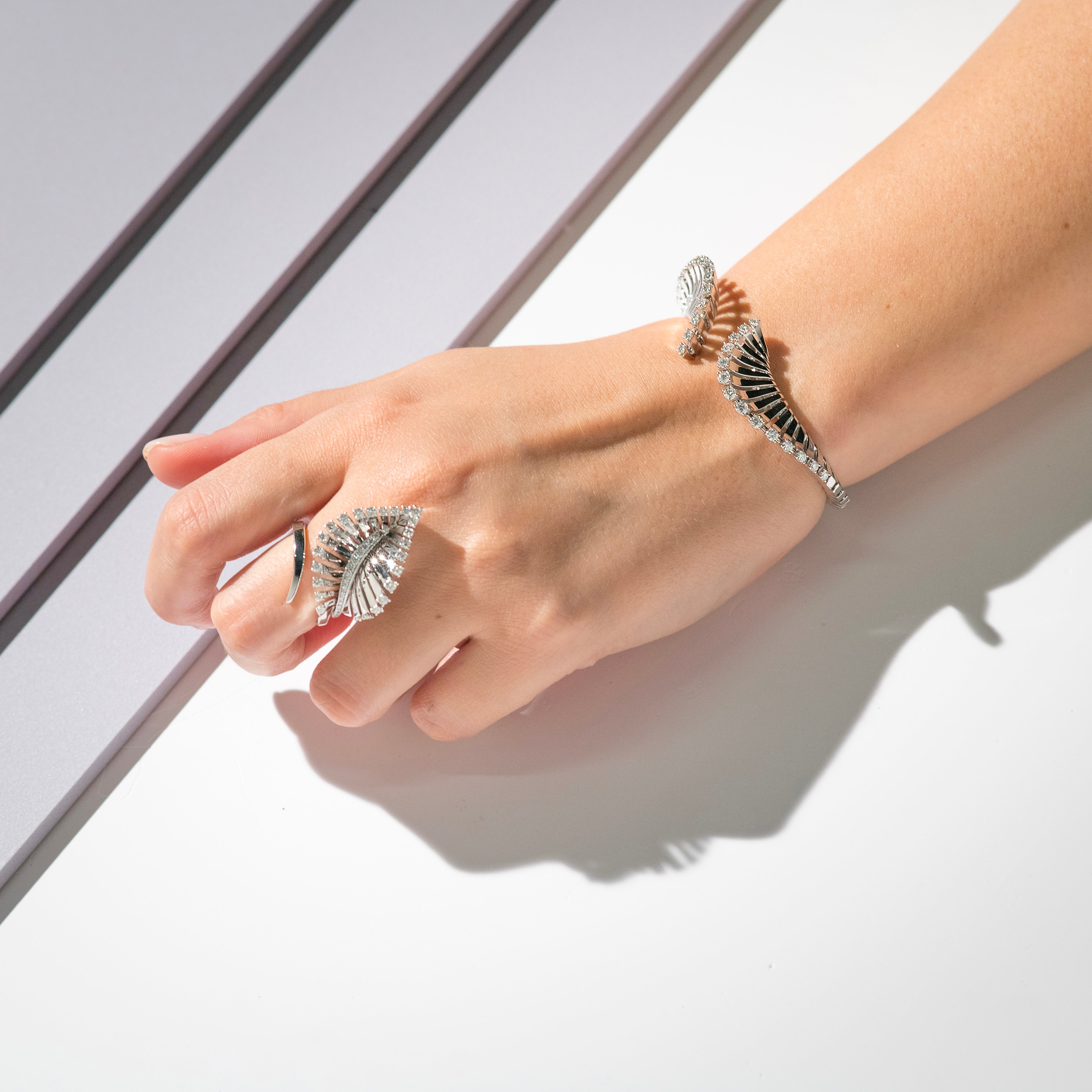 VITO FOGLIA WHITE GOLD RING