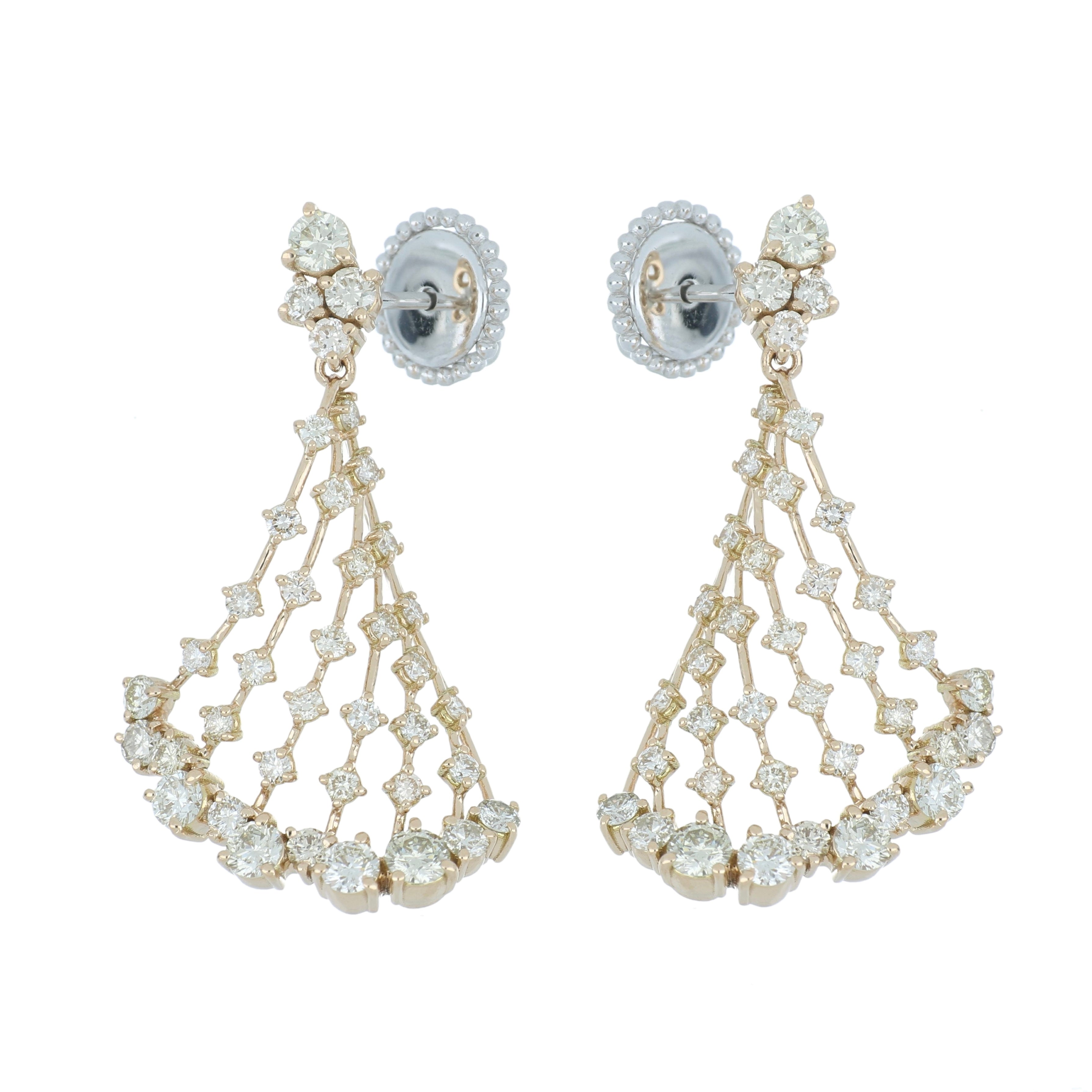 ARIA ROSE GOLD EARRINGS