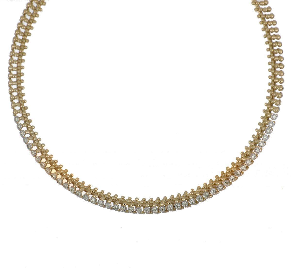 BUBBLES MINI-ME YELLOW GOLD NECKLACE