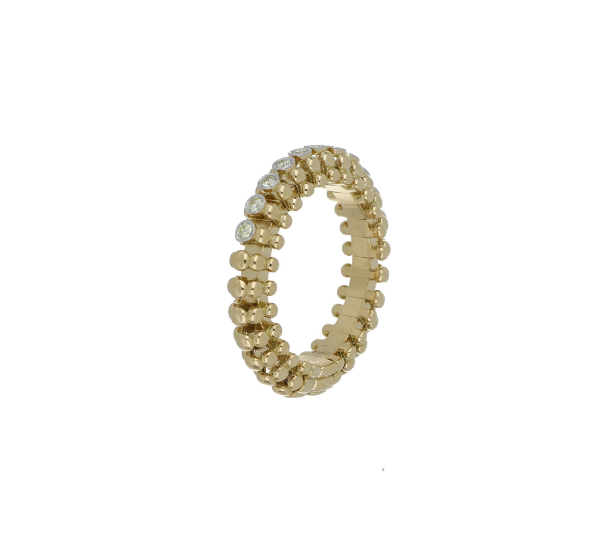 BUBBLES MINI-ME YELLOW GOLD RING