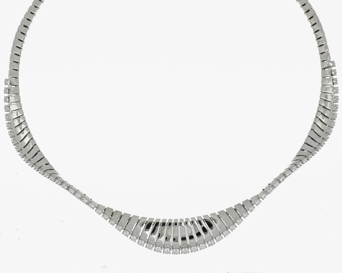 VITO WHITE GOLD CHOKER