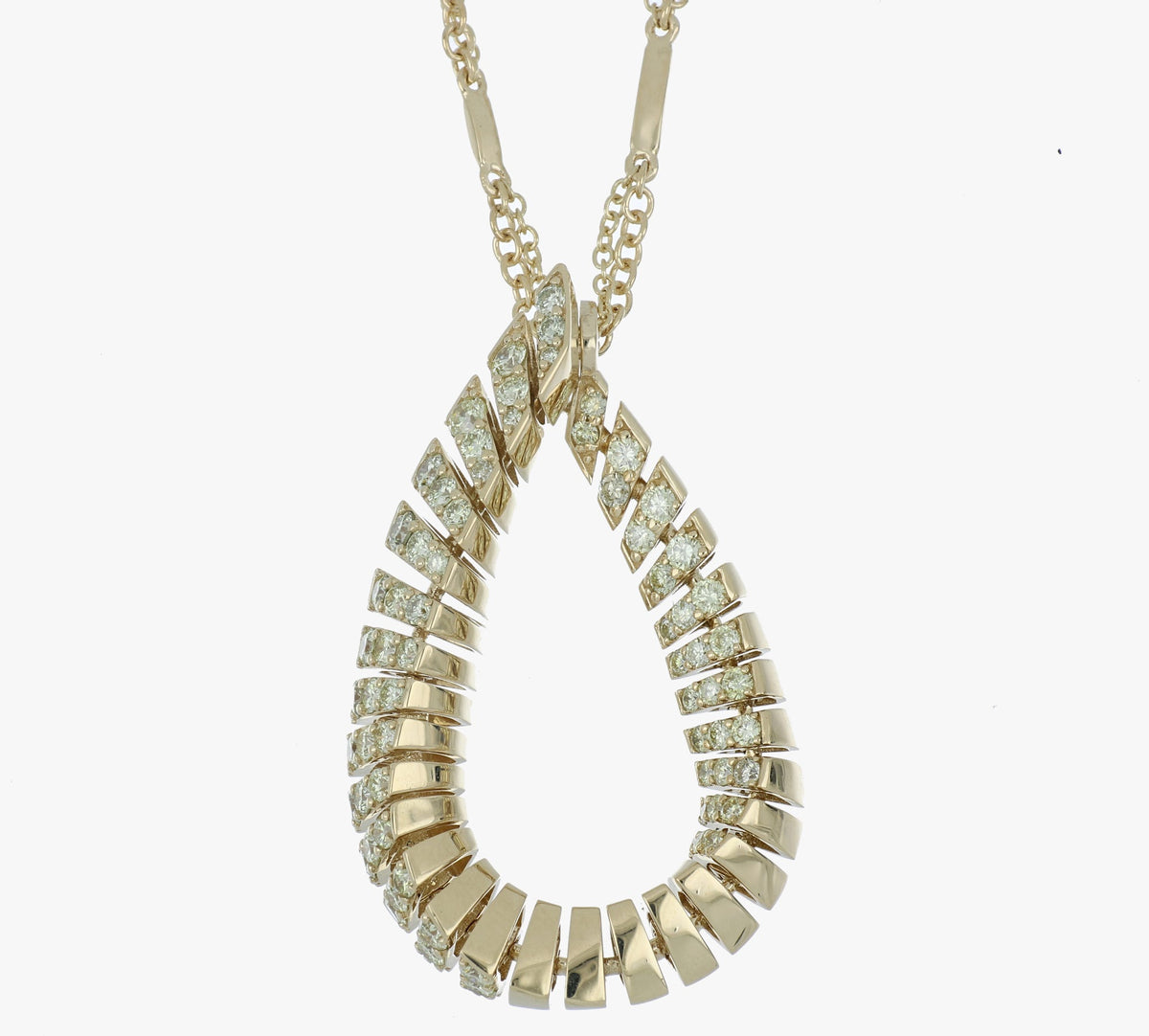 CRESCENDO YELLOW GOLD PENDANT