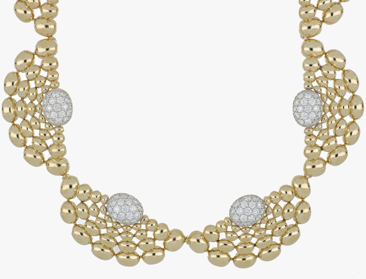 SOLEGIRA YELLOW GOLD NECKLACE