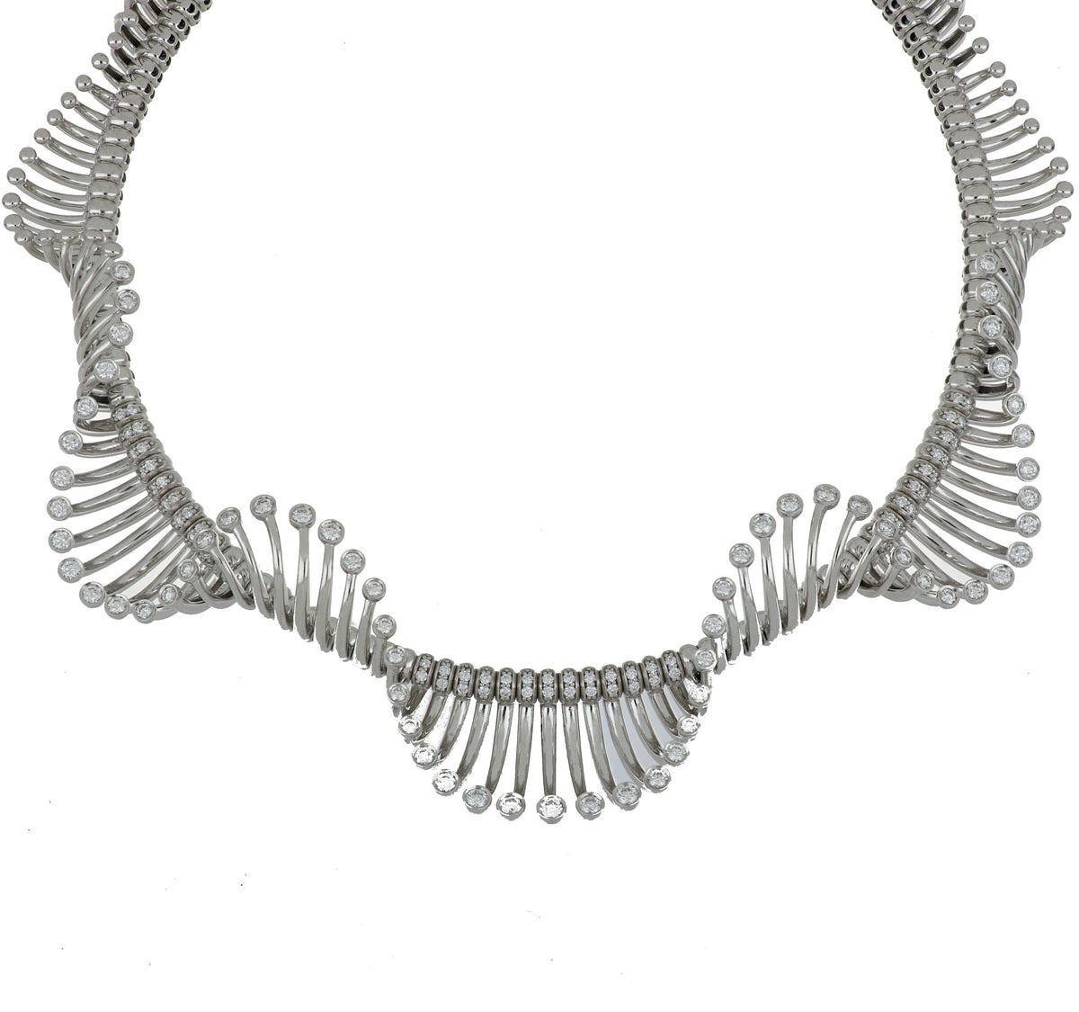 ARTIFICIO WHITE GOLD NECKLACE