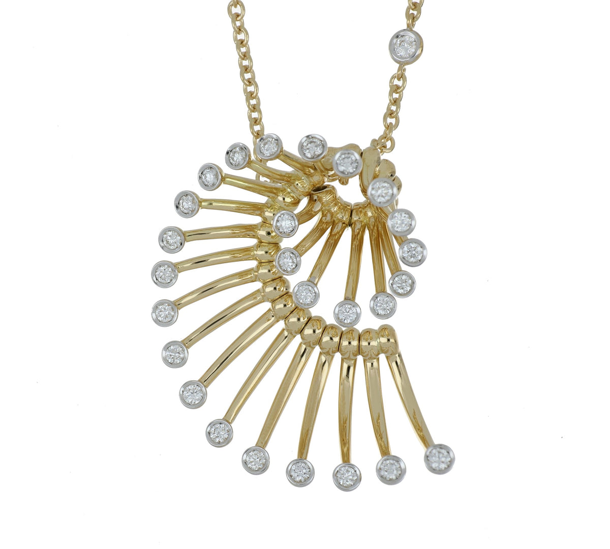 ARTIFICIO YELLOW GOLD PENDANT