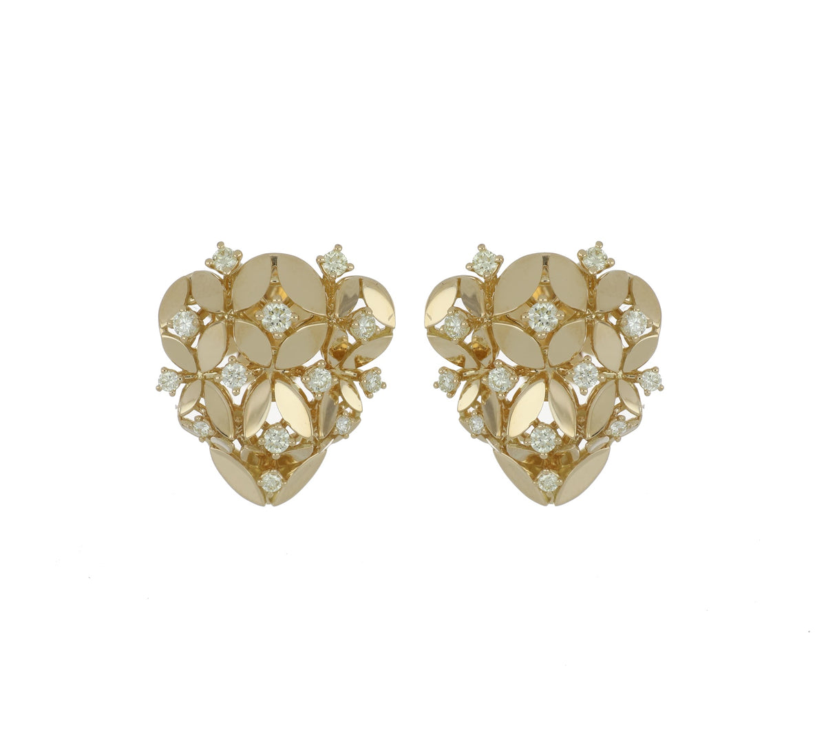 RIFLESSI YELLOW GOLD EARRINGS
