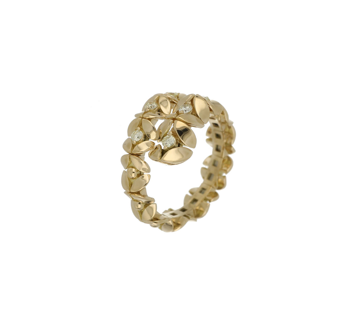 RIFLESSI CONTRARIÉ YELLOW GOLD RING