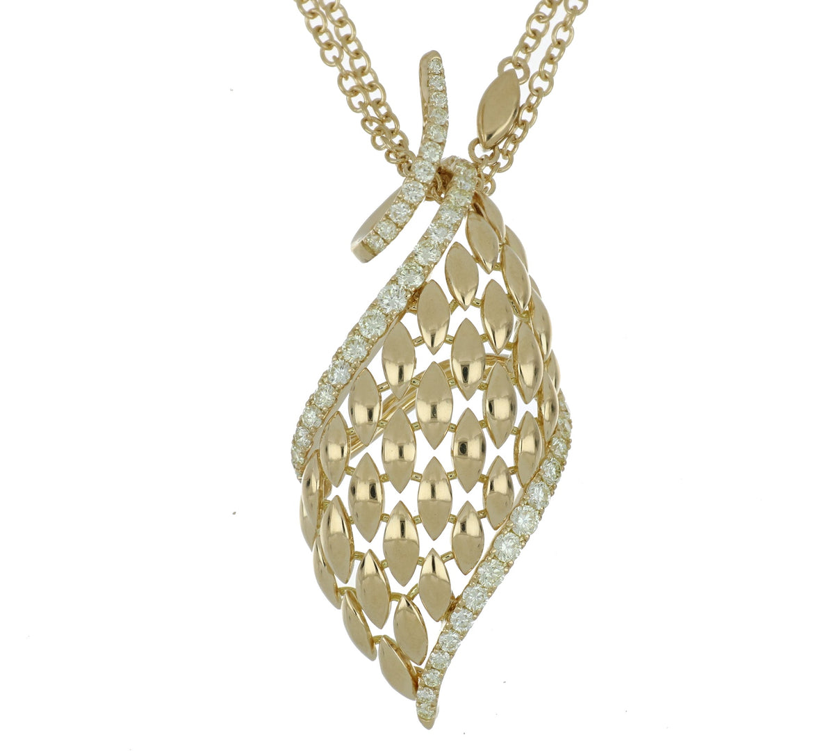 VENTO YELLOW GOLD PENDANT