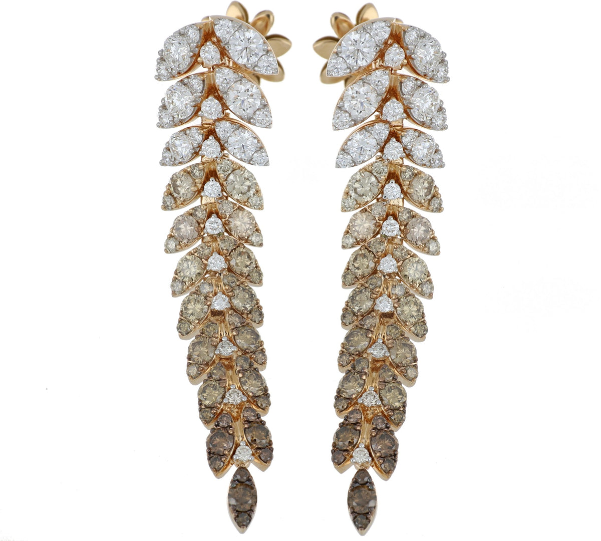 FELCE BROWN DIAMONDS EARRINGS