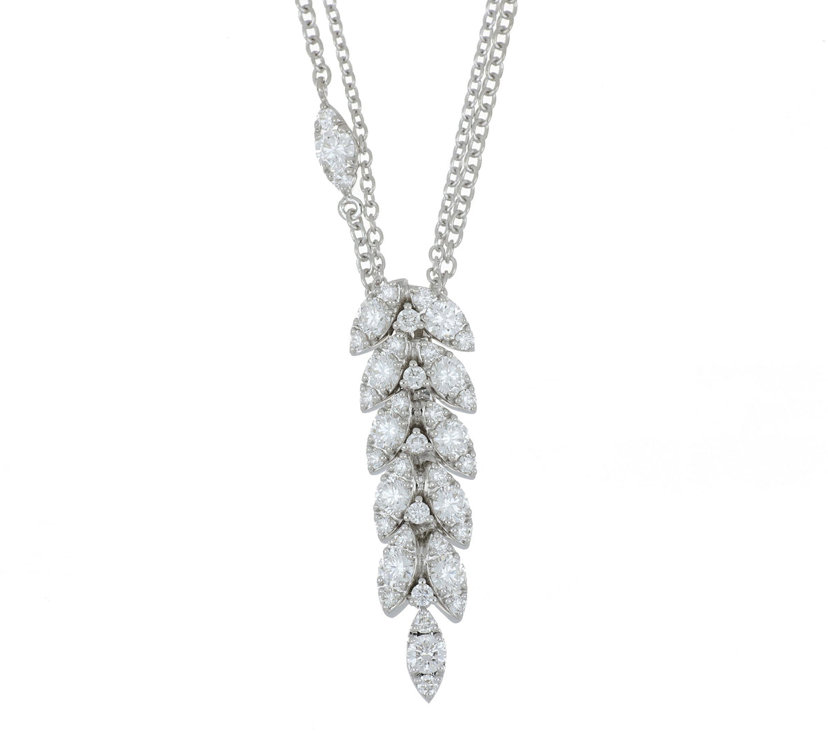 FELCE SMALL WHITE DIAMONDS PENDANT