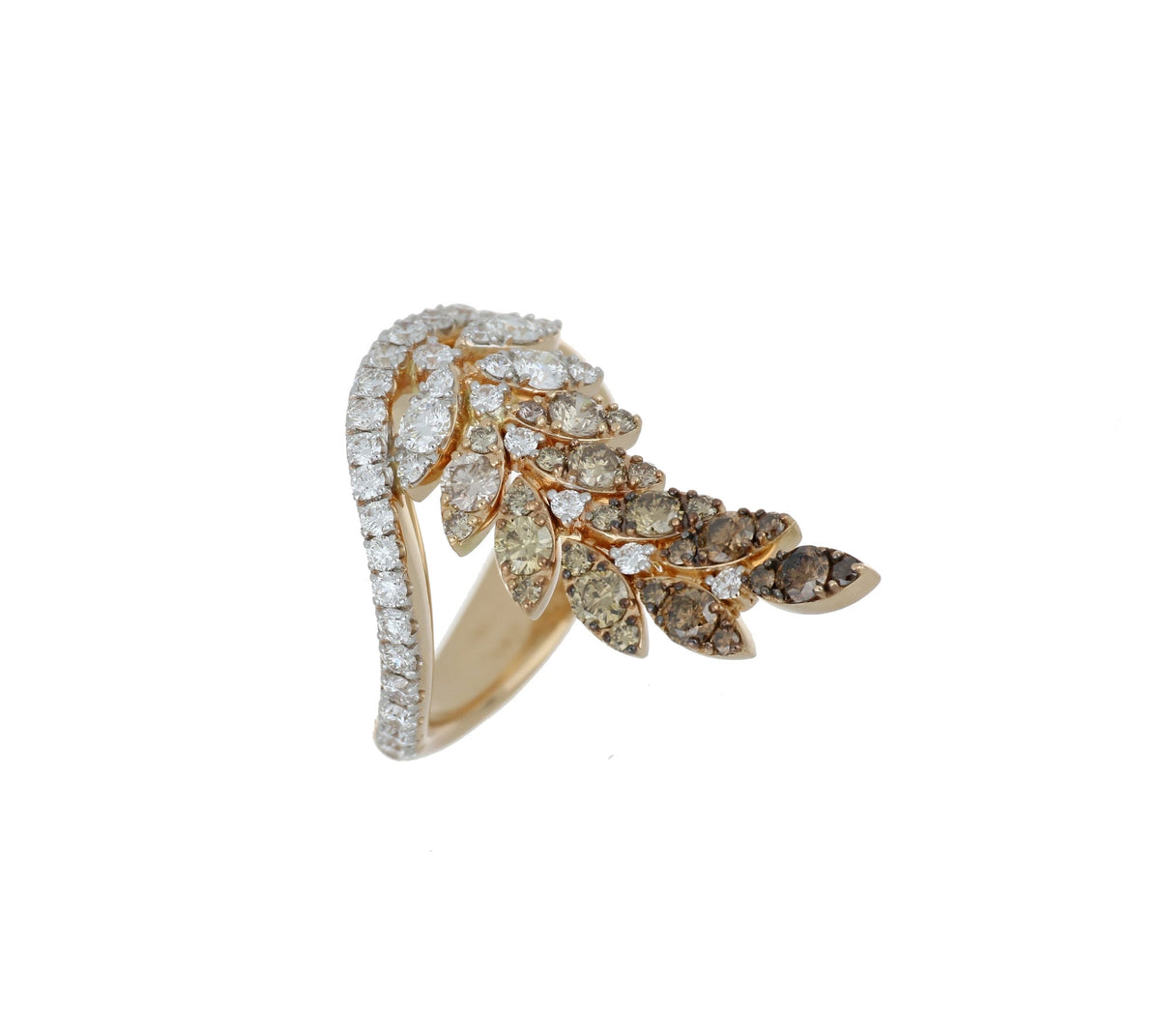 FELCE BROWN DIAMONDS RING