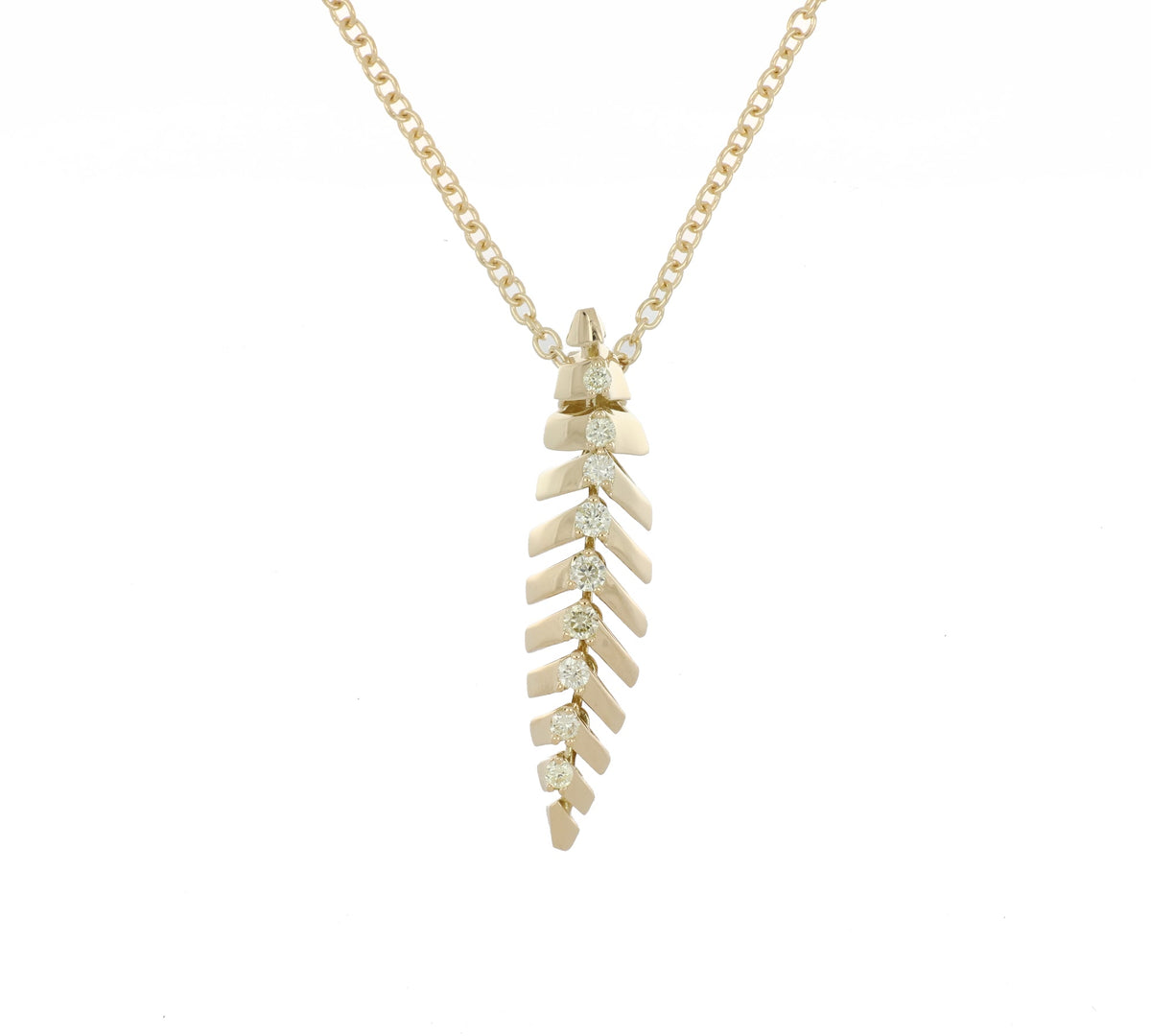 SOFFIO MINI-ME YELLOW GOLD PENDANT