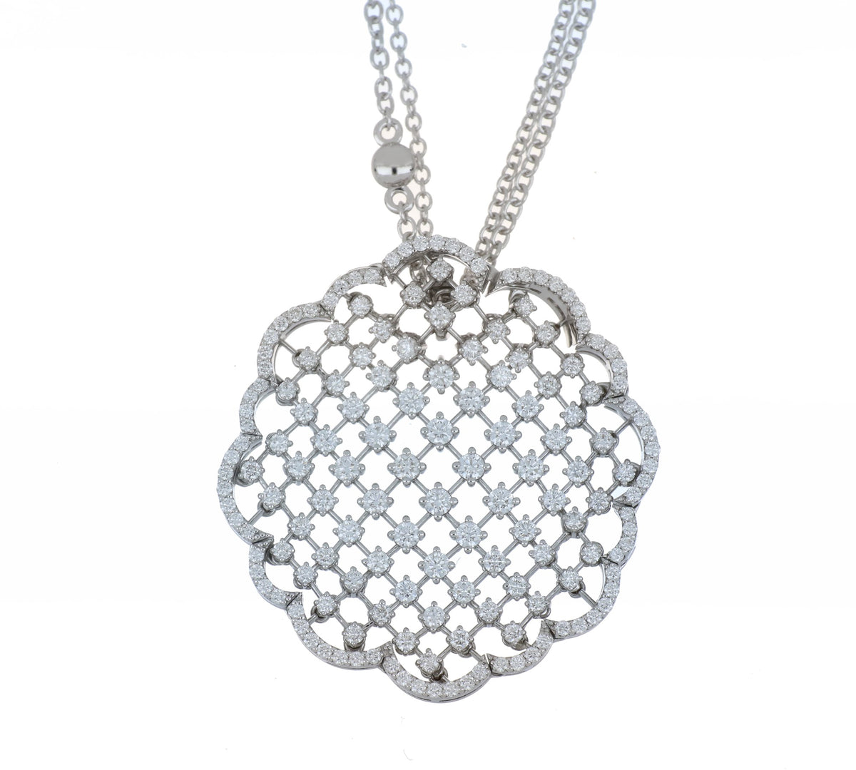 CUCITO WHITE GOLD PENDANT