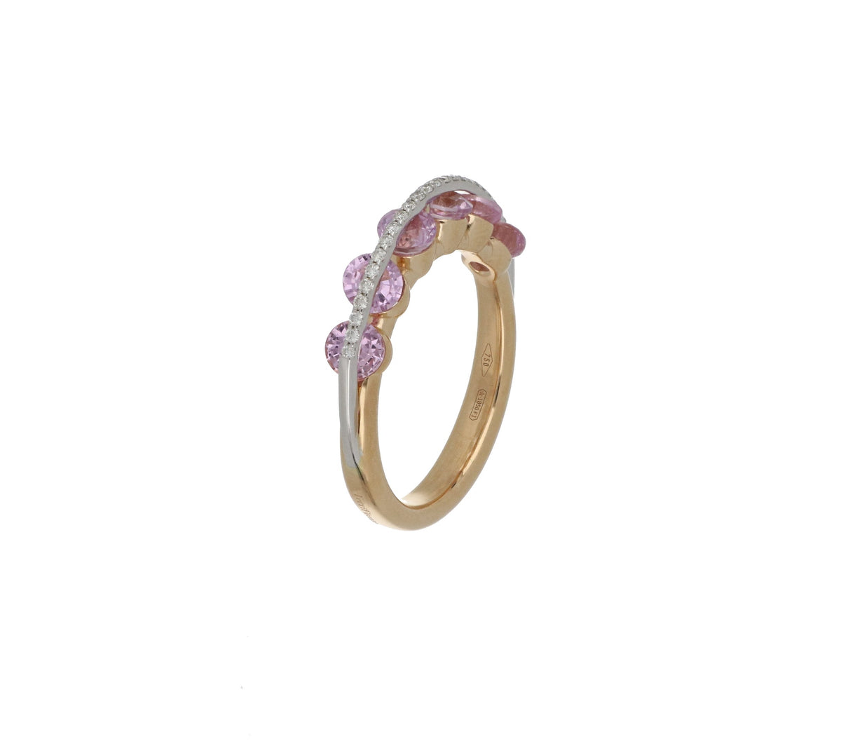 Light Pink Sapphires Ring