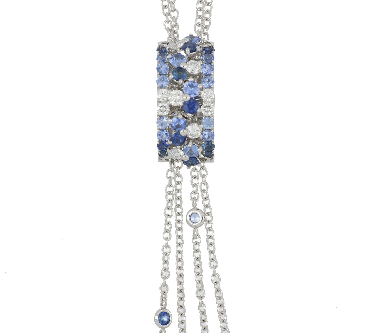 Trilly Blue Sapphires Pendant