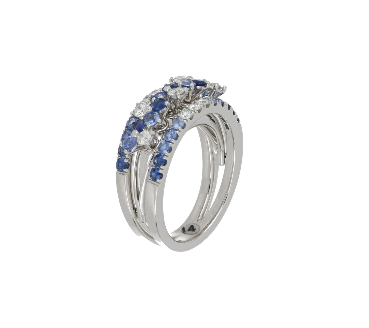 Trilly Blue Sapphires Ring