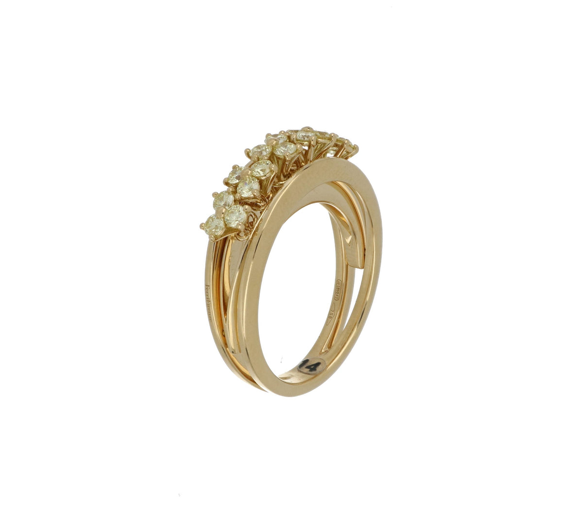 Trilly Yellow Gold Ring
