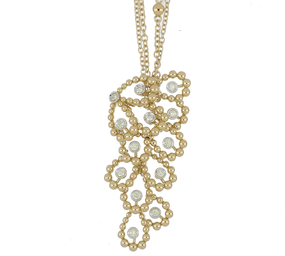 Chiacchierino Big Yellow Gold Pendant