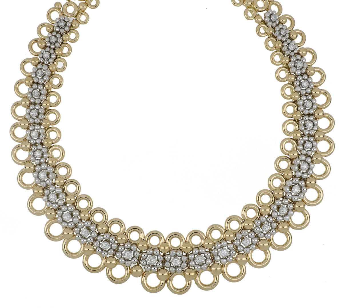 Giulio Yellow and White Gold Necklace