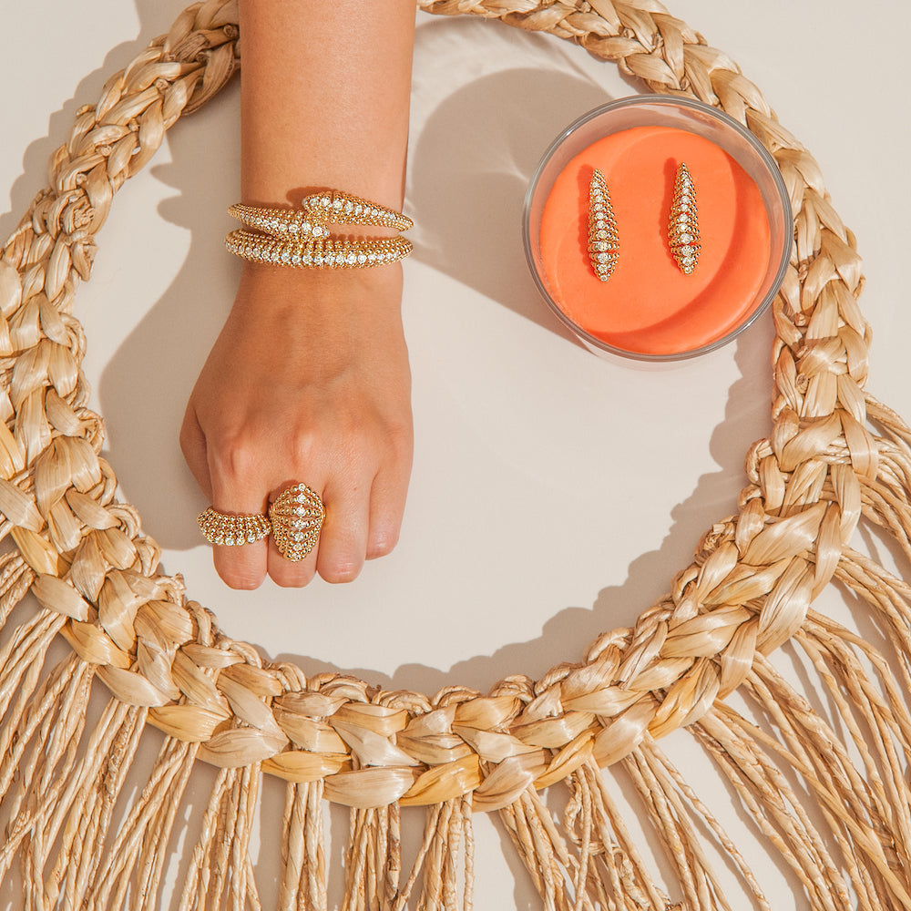 BUBBLES YELLOW GOLD YELLOW DIAMOND RING