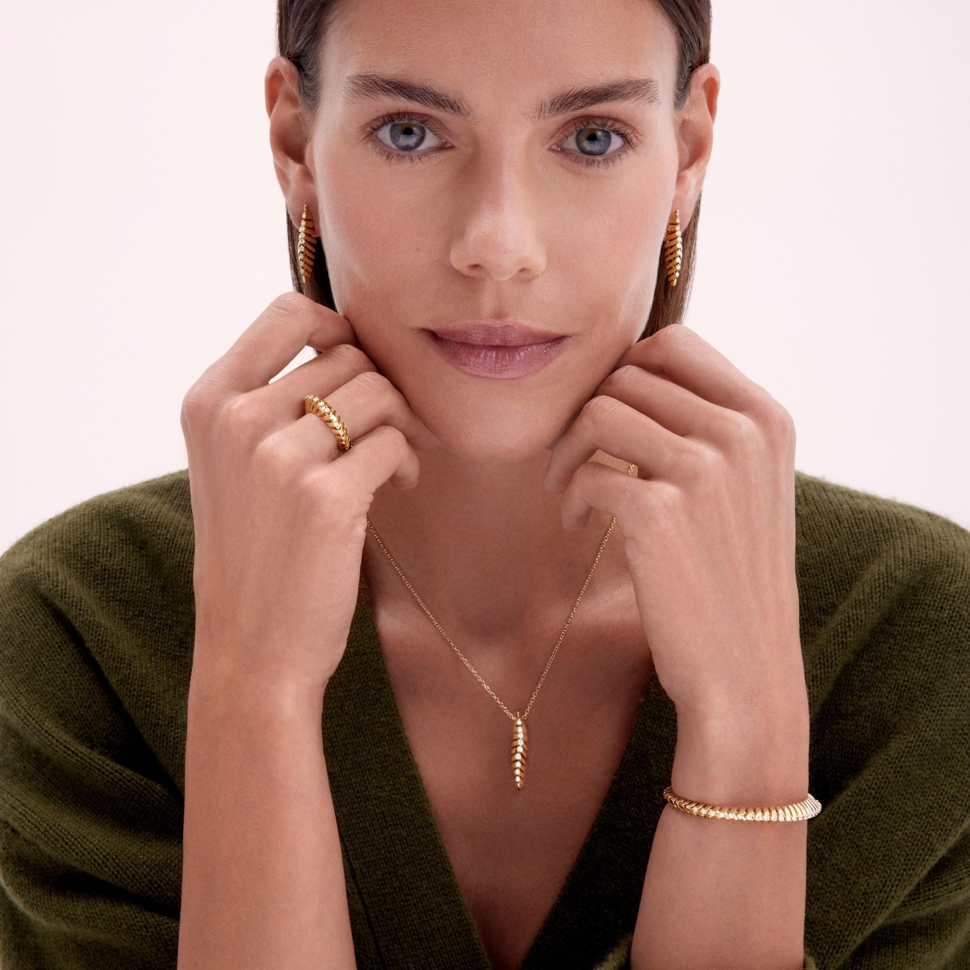 SOFFIO MINI-ME YELLOW GOLD PENDANT