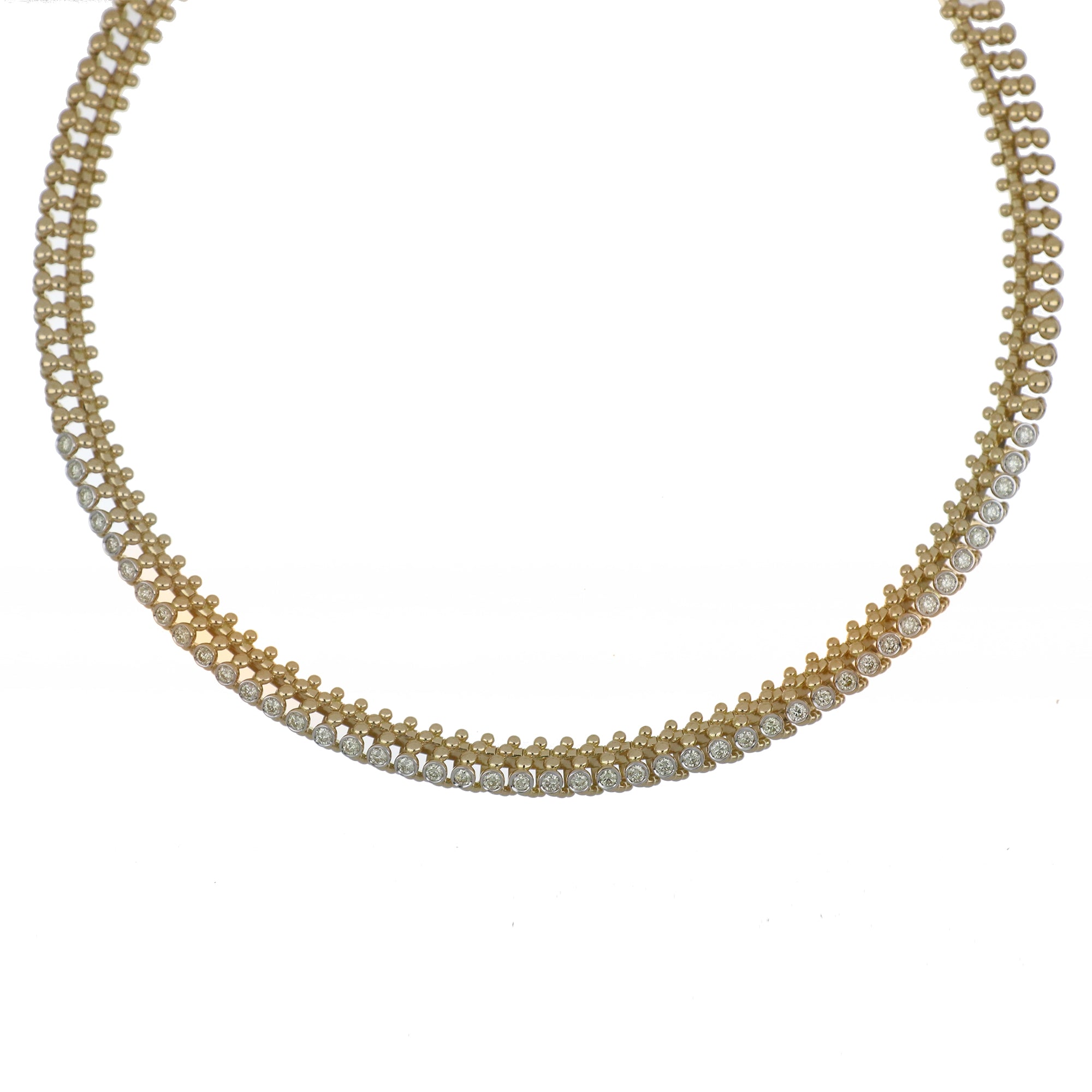 BUBBLES MINI-ME YELLOW GOLD NECKLACE