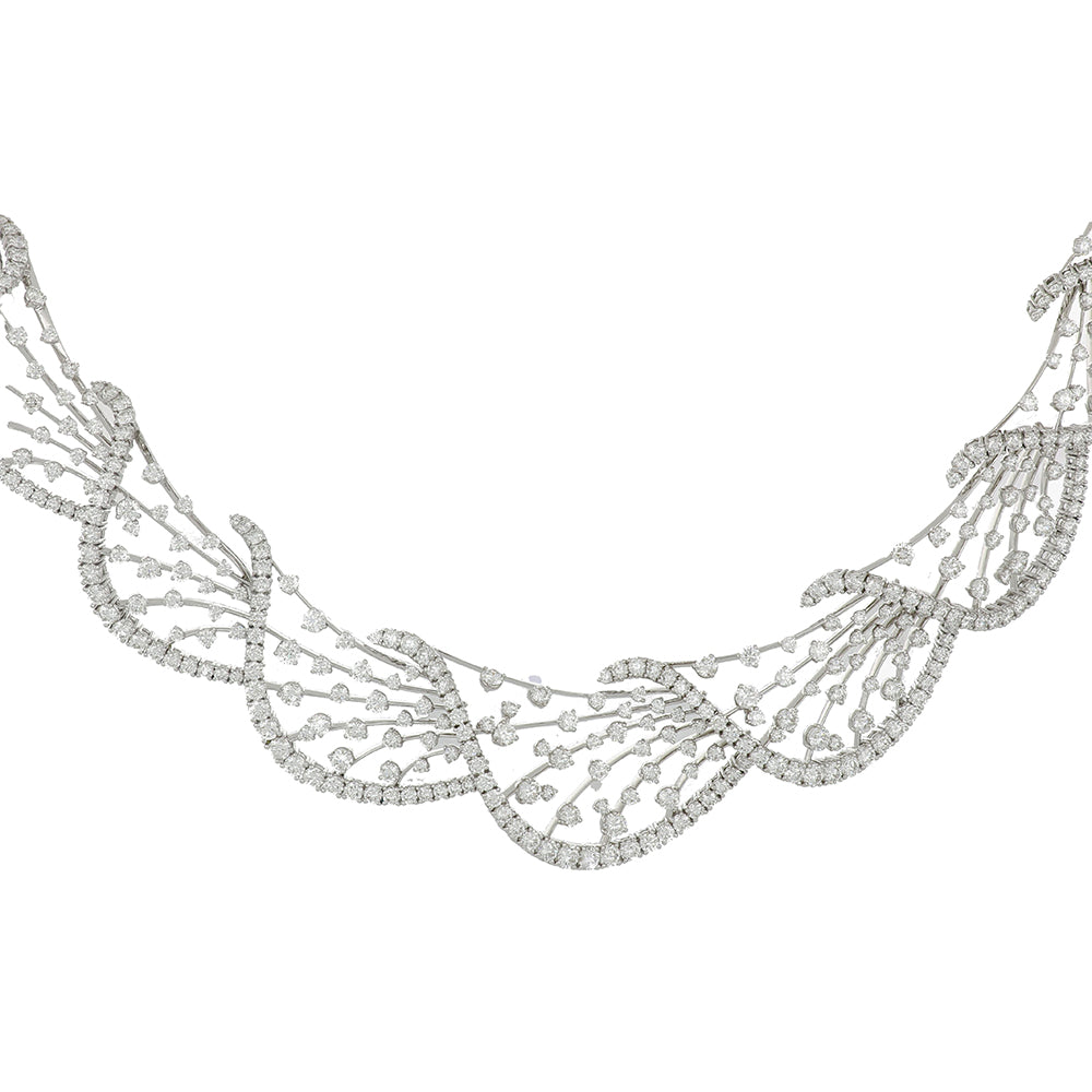 WHITE WONDERS ELICA DIAMONDS CHOKER