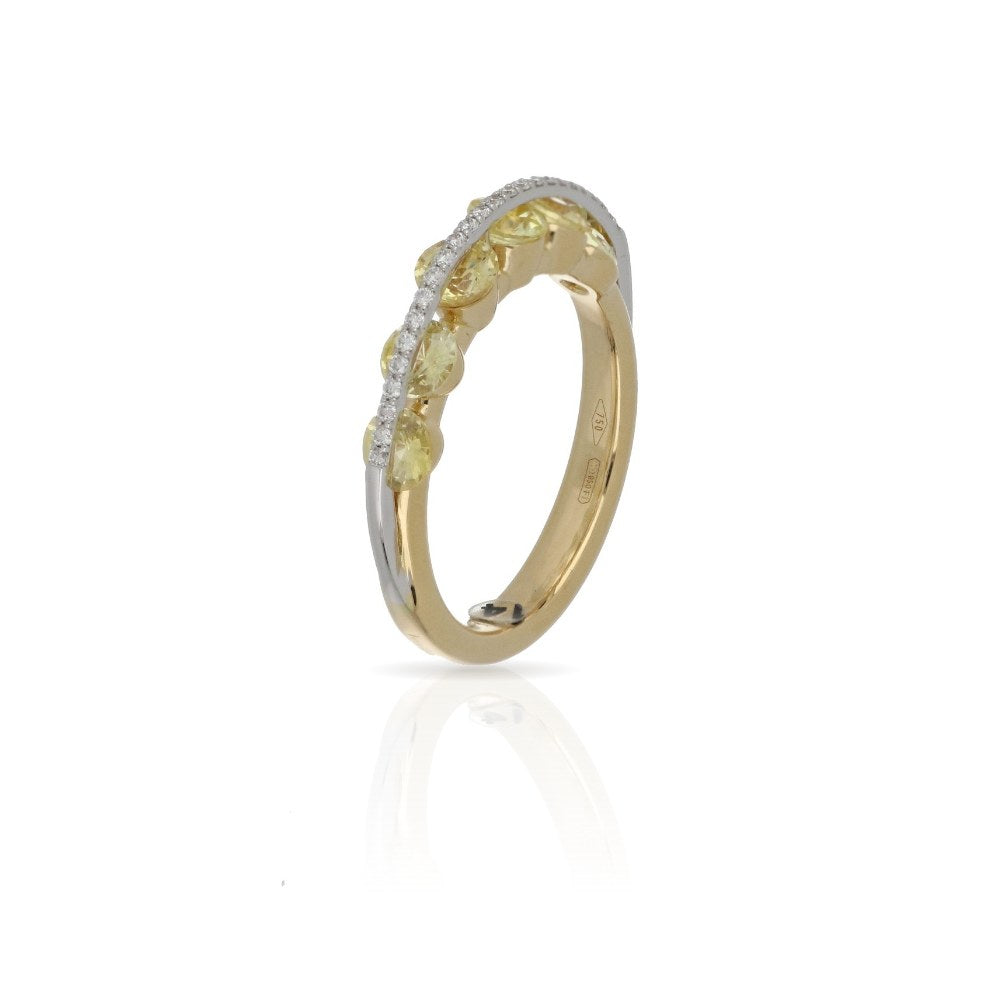 Light Yellow Sapphires Ring