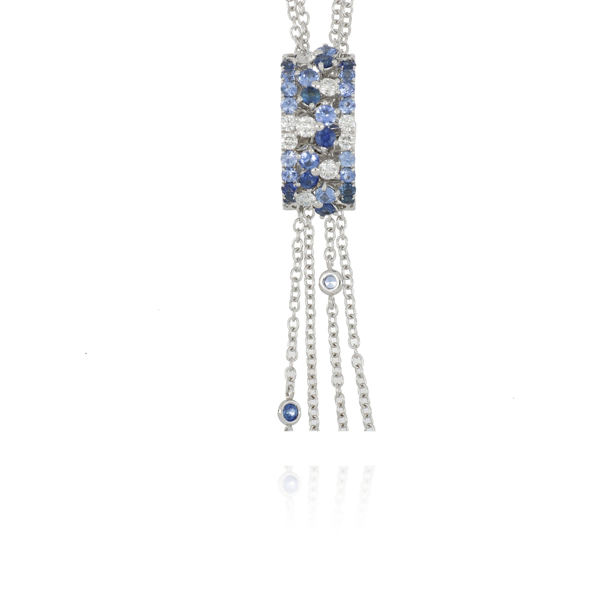 Trilly Blue Sapphires Pendant