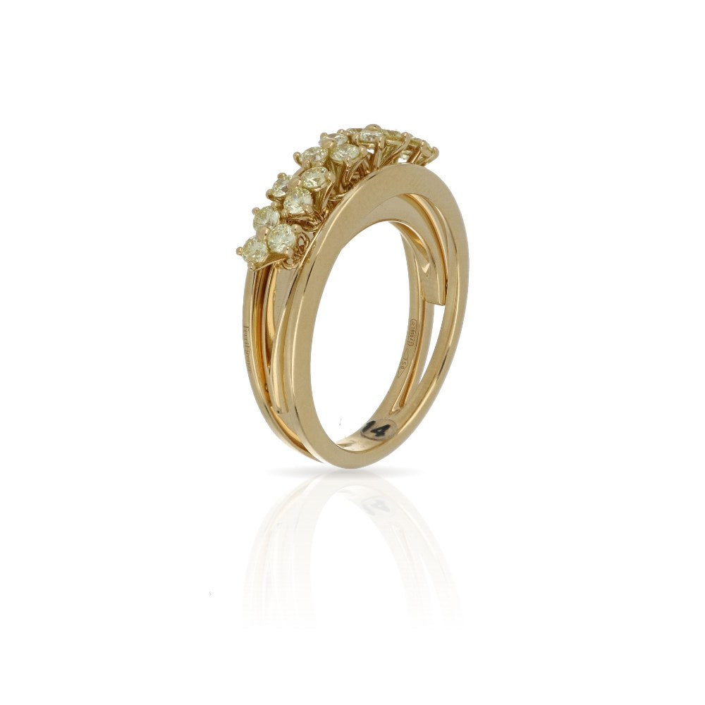 Trilly Yellow Gold Ring