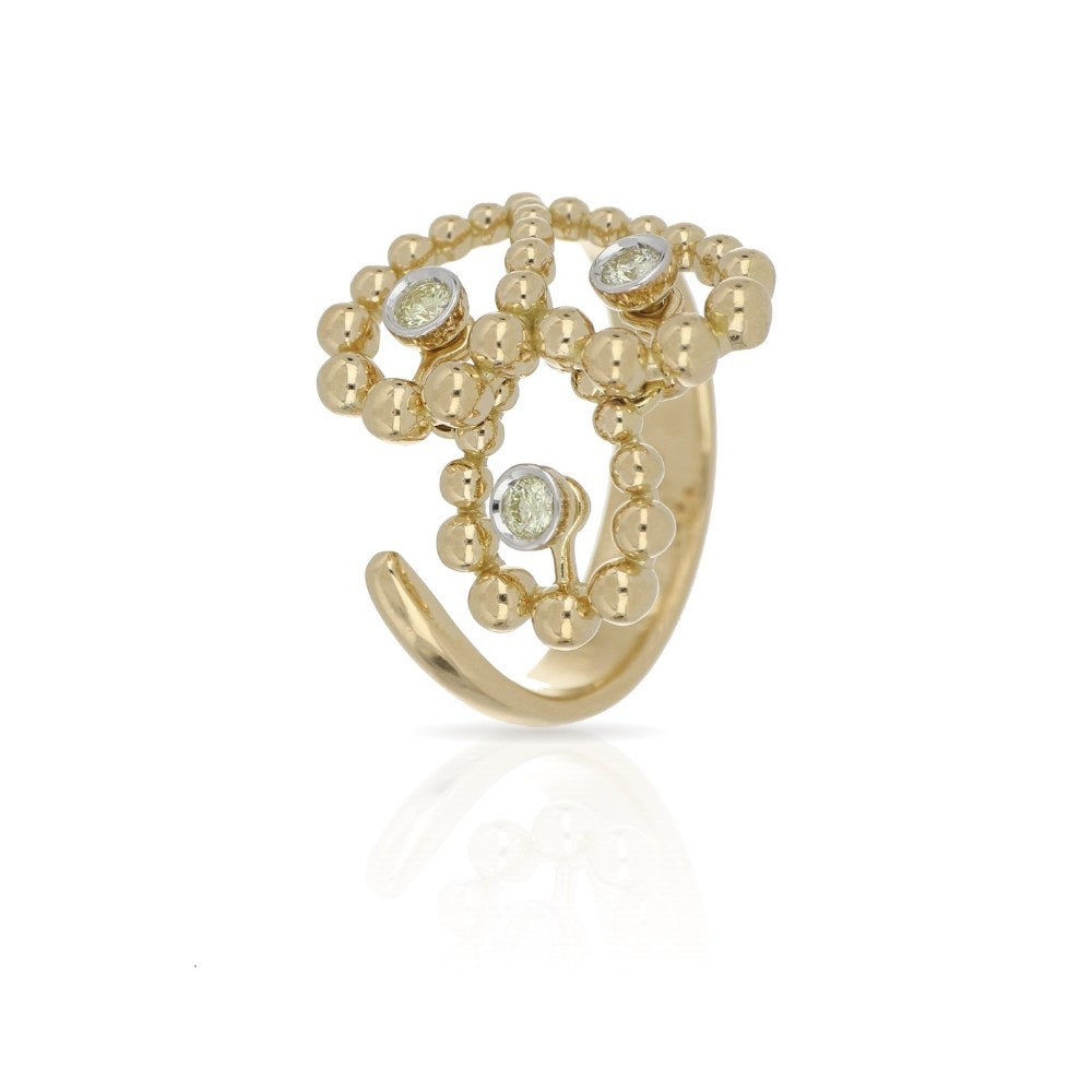 Chiacchierino Yellow Gold Ring
