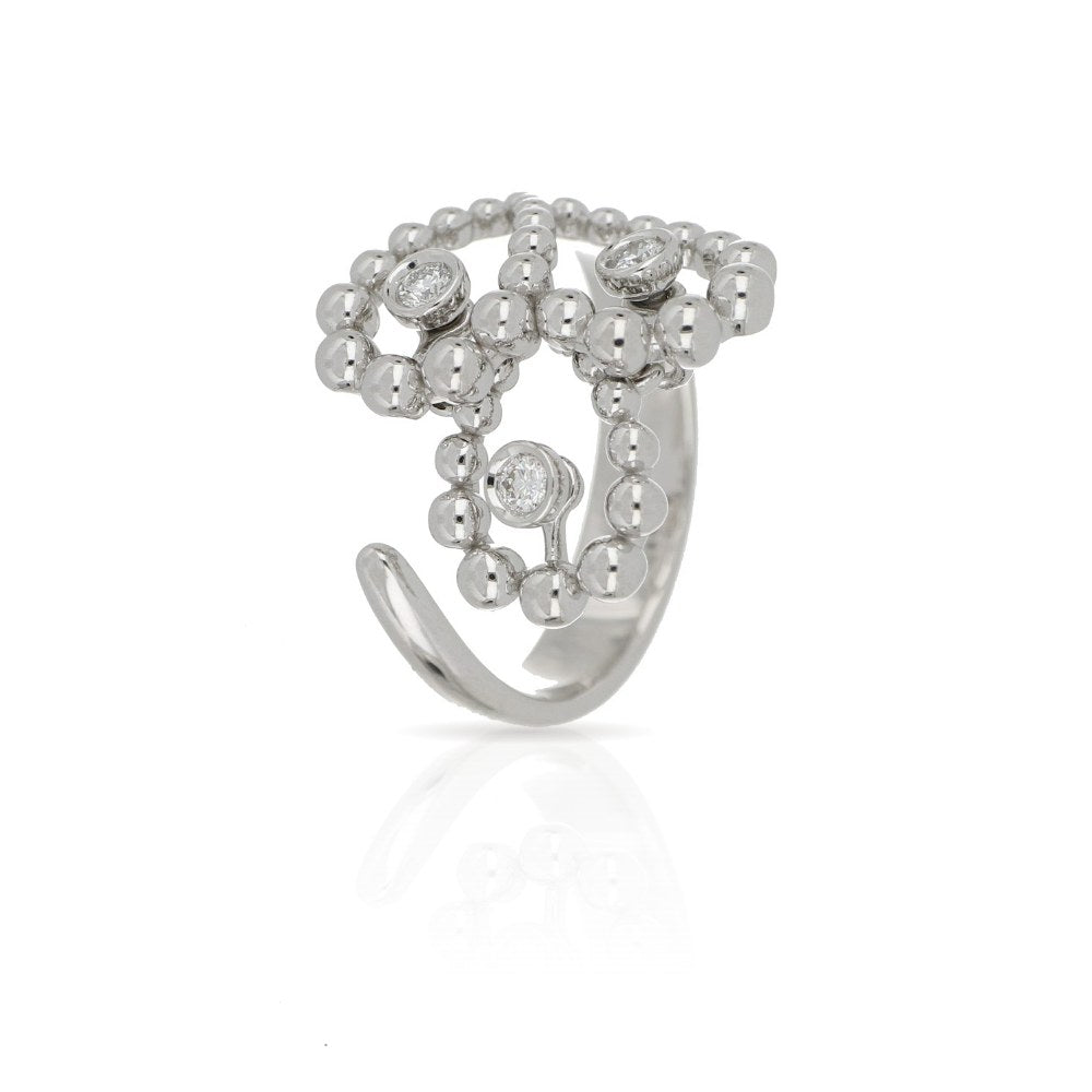 Chiacchierino White Gold Ring
