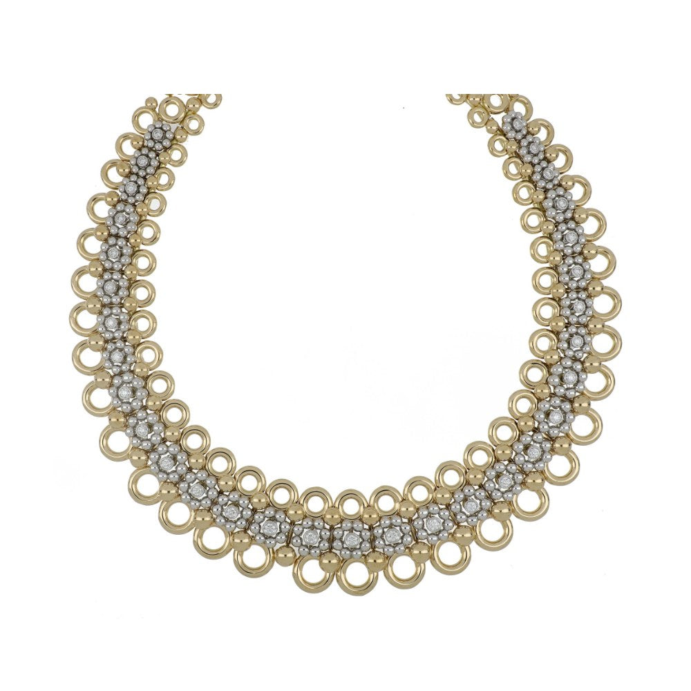 Giulio Yellow and White Gold Necklace