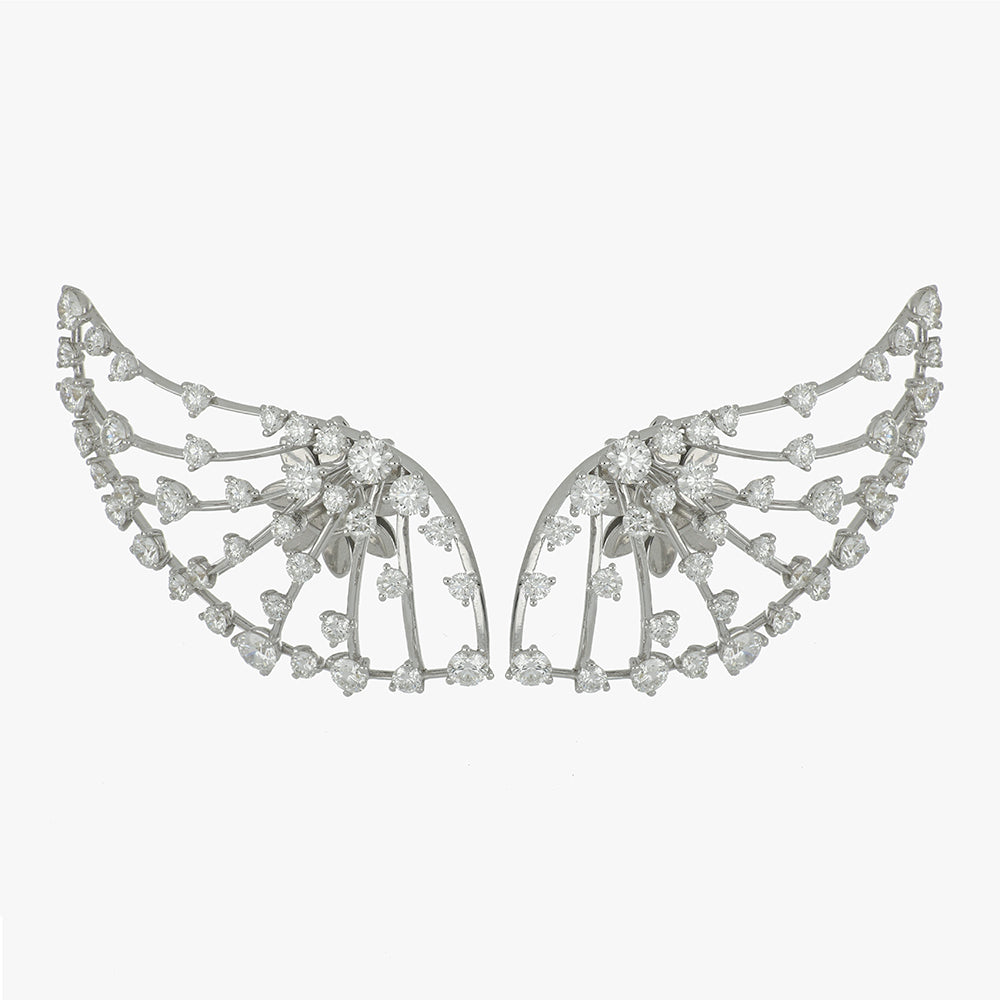 LUCCIOLA WHITE GOLD EARRINGS