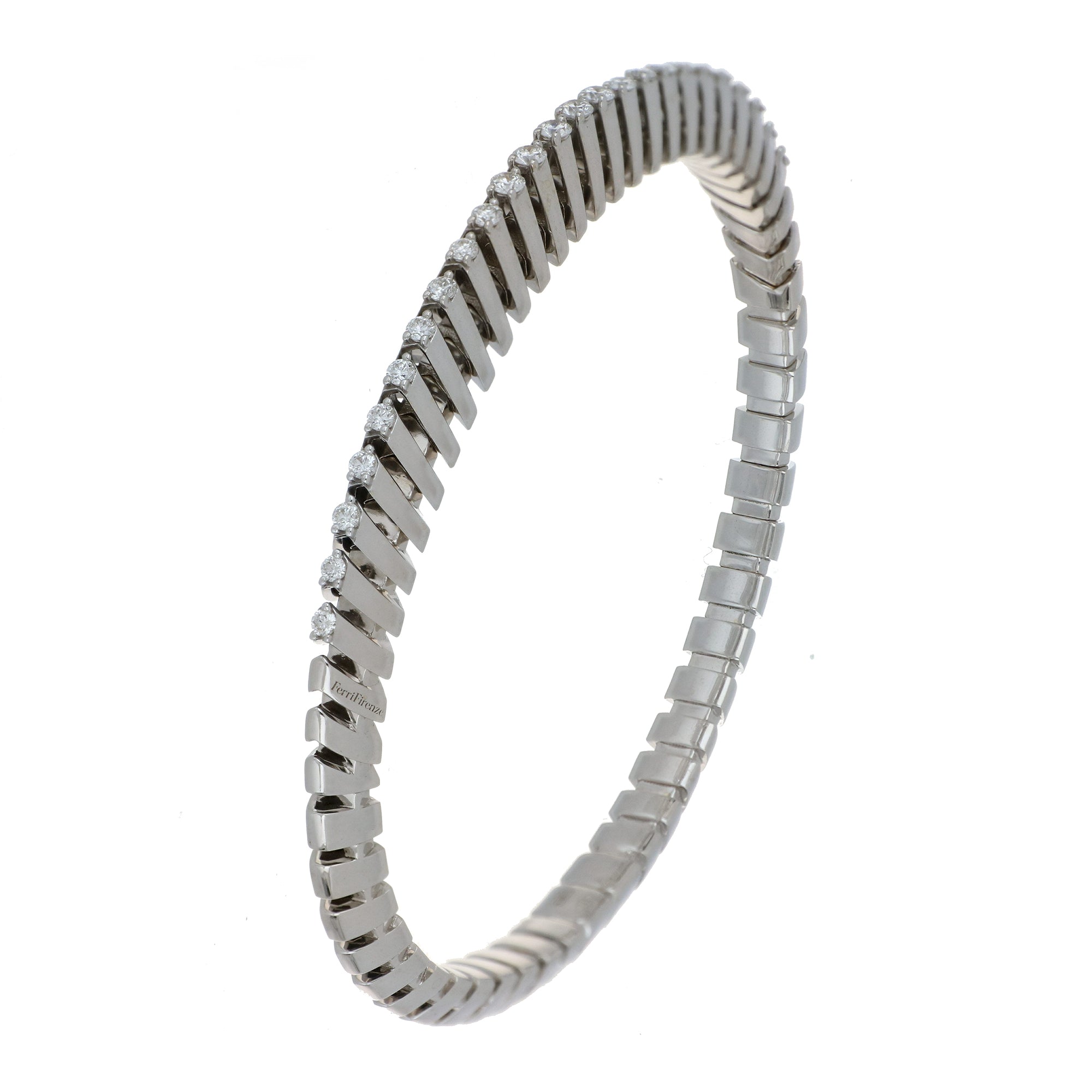 SOFFIO MINI-ME WHITE GOLD BRACELET