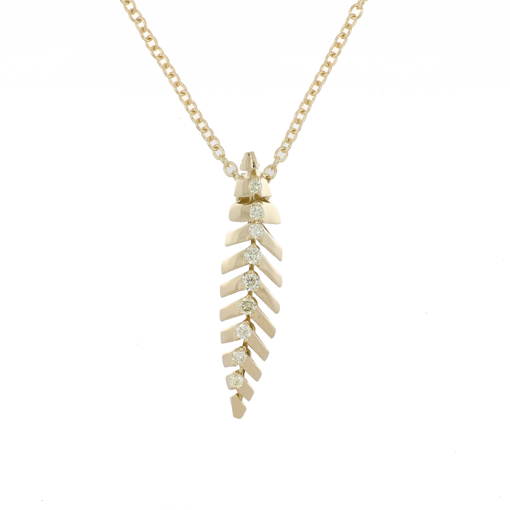 SOFFIO MINI-ME YELLOW GOLD PENDANT