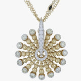 BUBBLES RAGGI BIG ROUND DIAMOND PENDANT